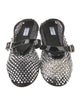 Alaïa Mesh Printed Mary Jane Flats