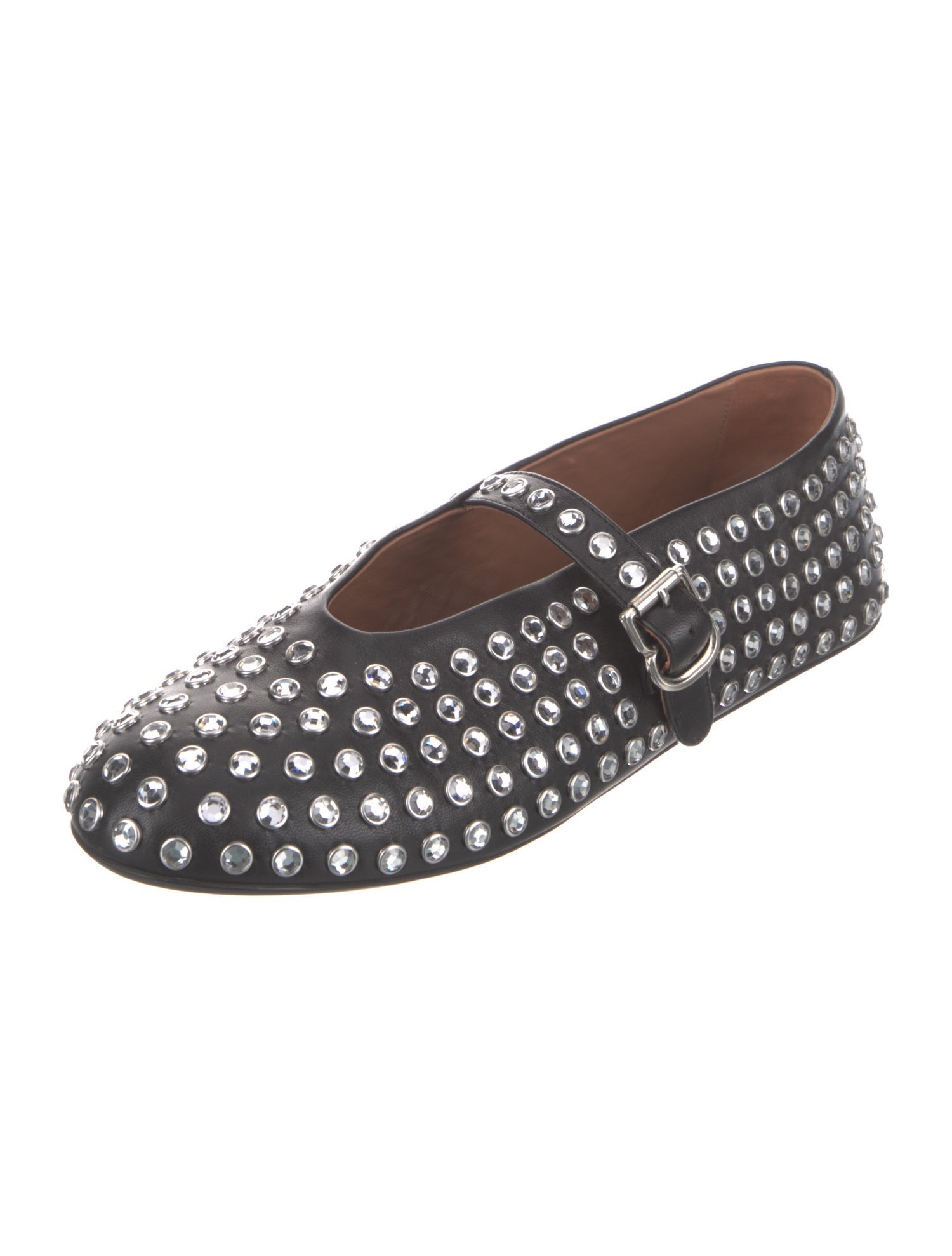 Alaïa Leather Patterned Flats