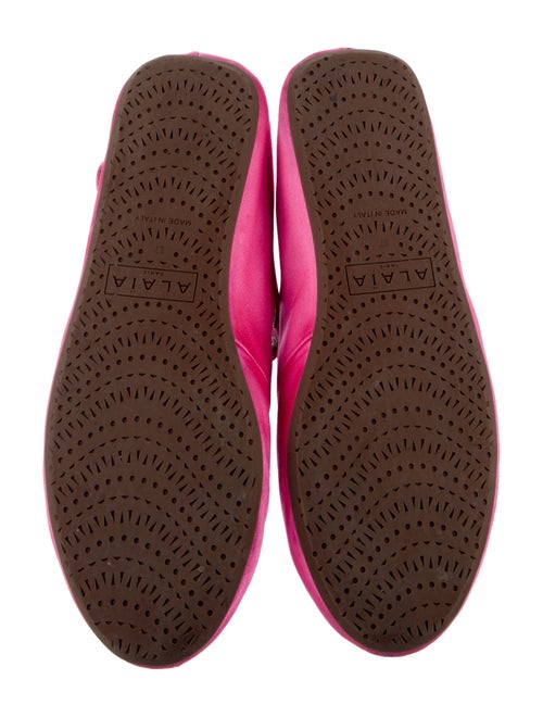 Alaïa Satin Mary Jane Flats