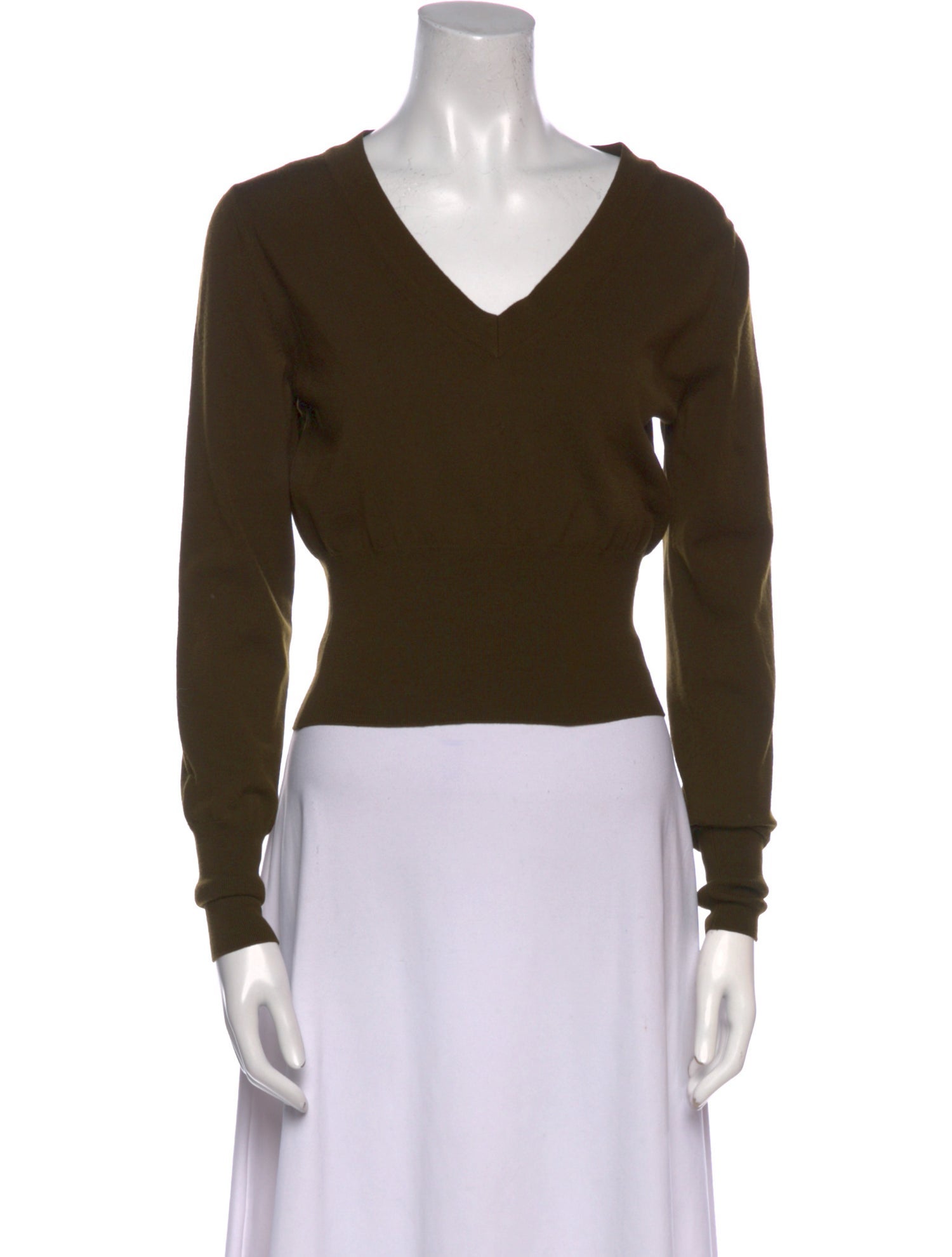 Alaïa Wool V-Neck Sweater