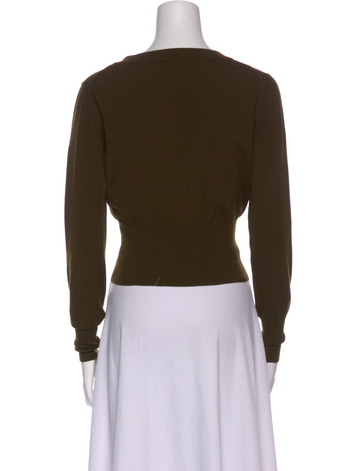 Alaïa Wool V-Neck Sweater