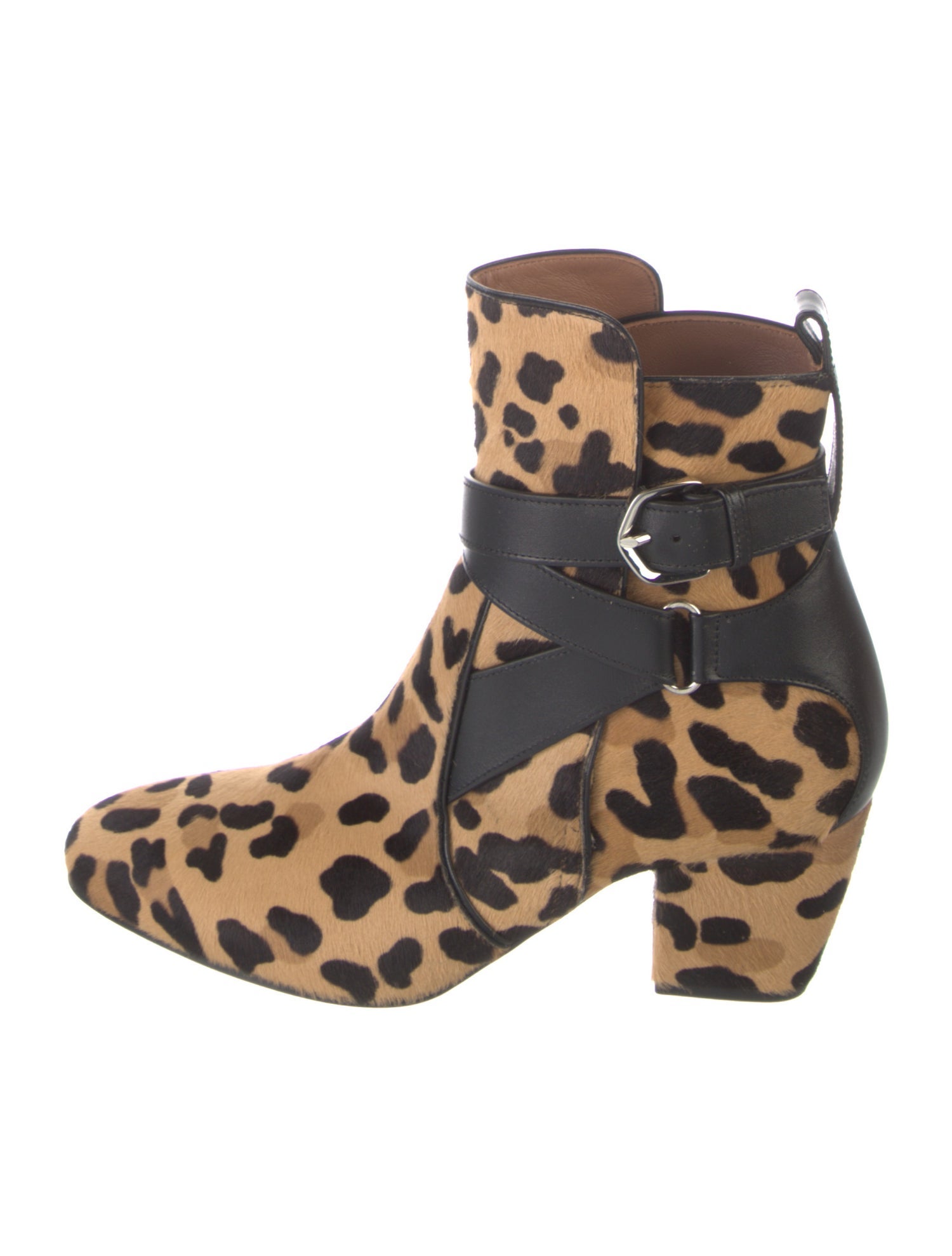 Alaïa Ponyhair Animal Print Boots