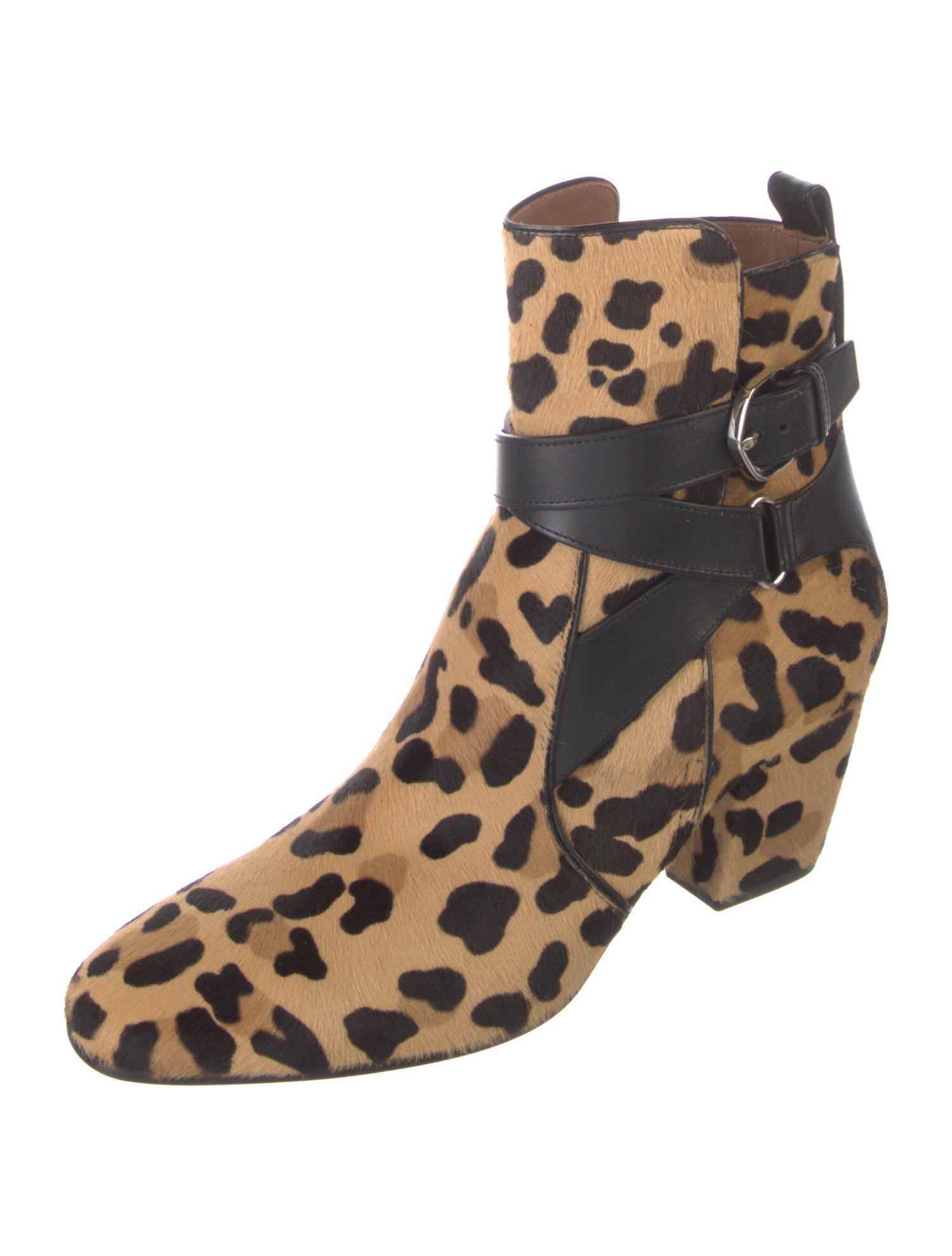 Alaïa Ponyhair Animal Print Boots