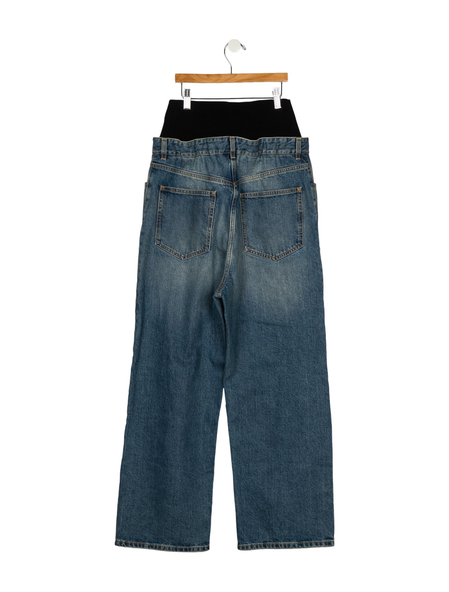 Alaïa High-Rise Wide Leg Jeans w/ Tags