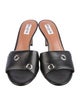 Alaïa Leather Slides
