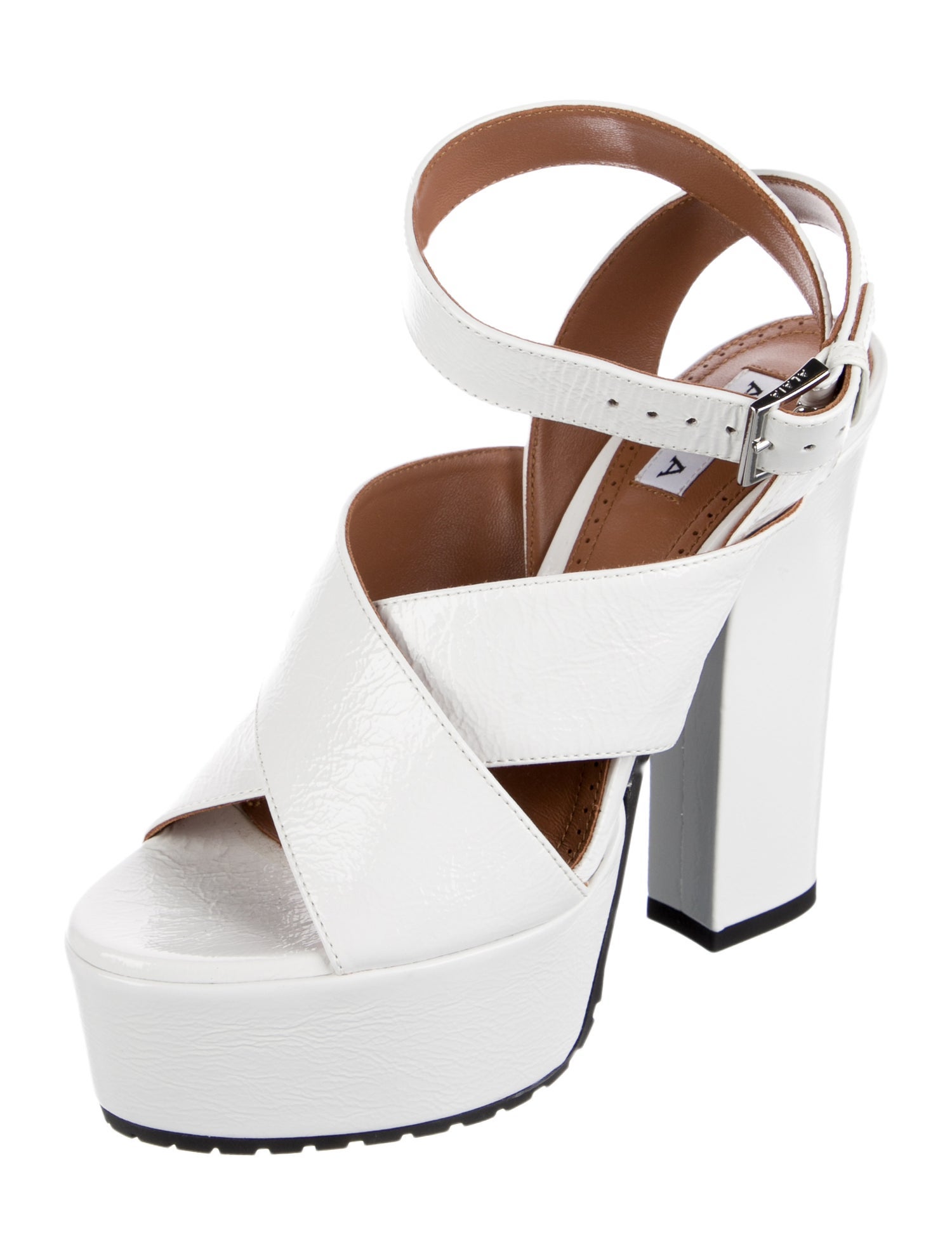 Alaïa Leather Slingback Sandals