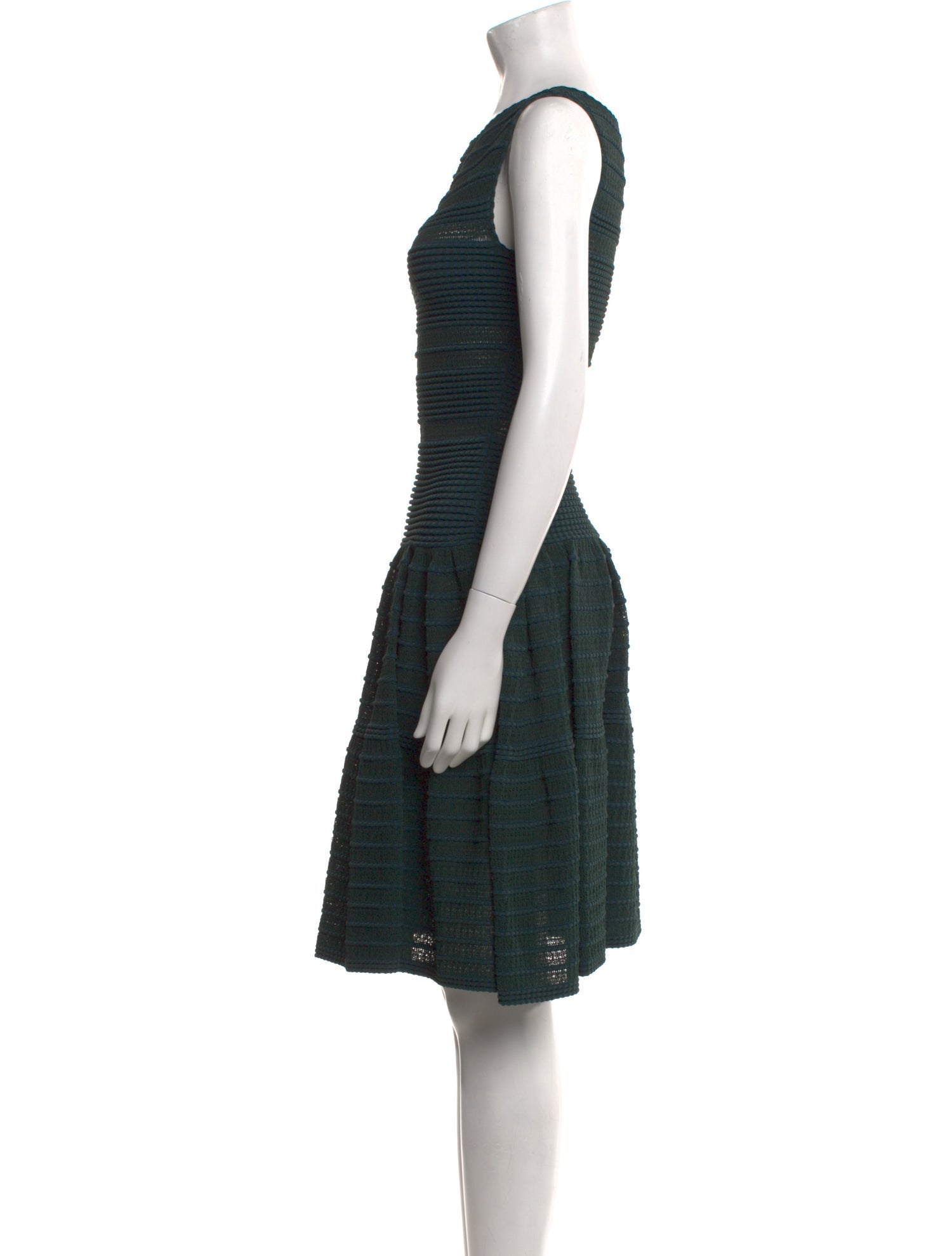 Alaïa Bateau Neckline Mini Dress