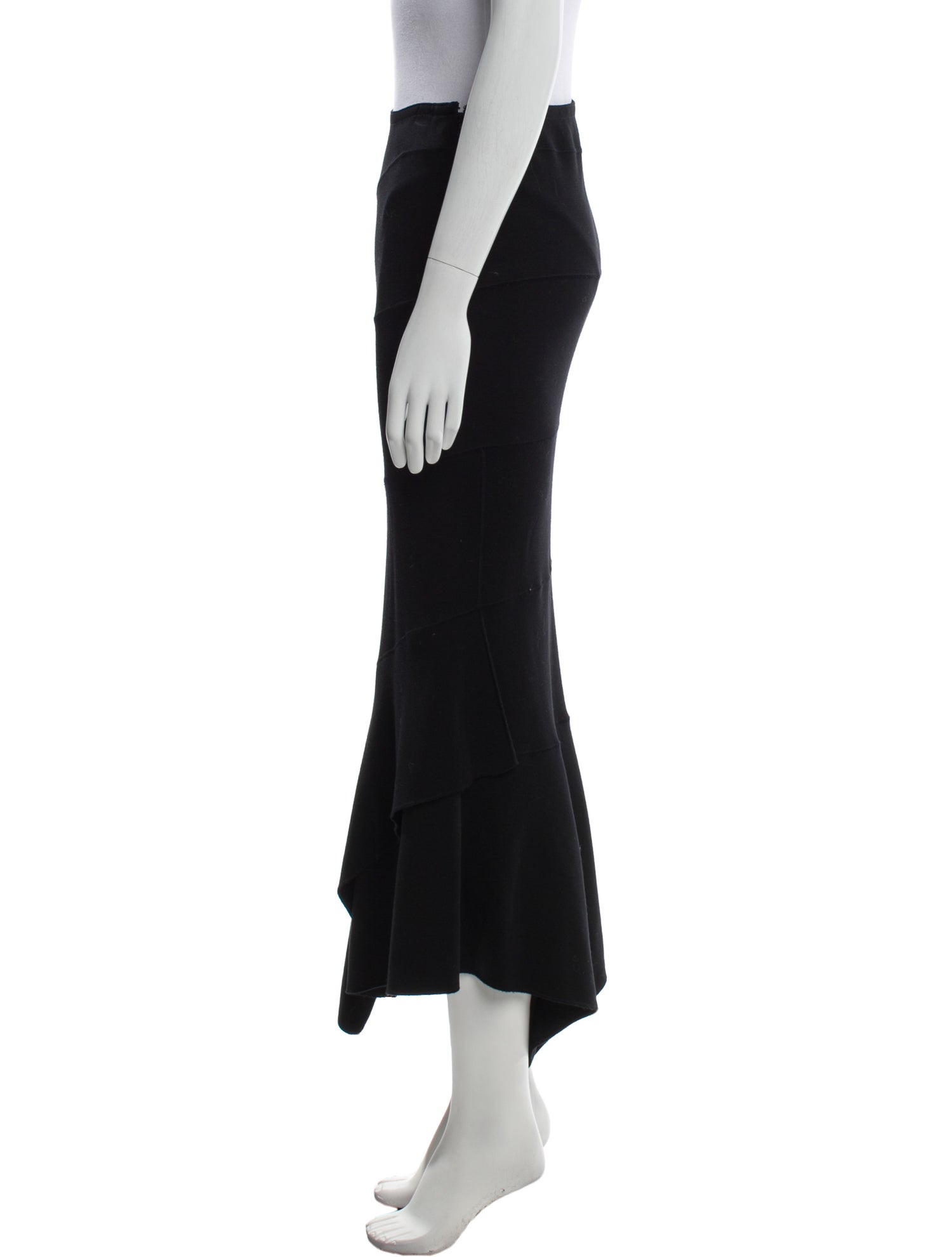 Alaïa Wool Long Skirt