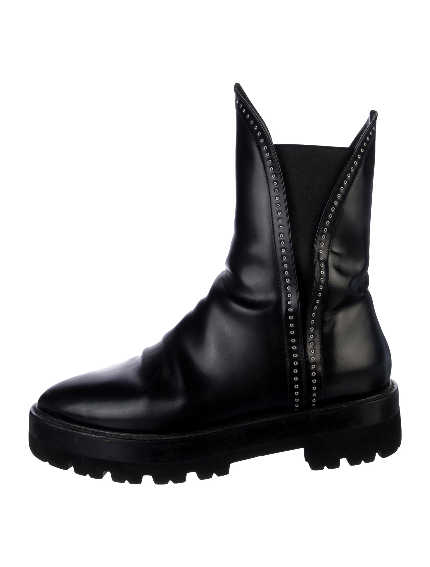 Alaïa Leather Chelsea Boots