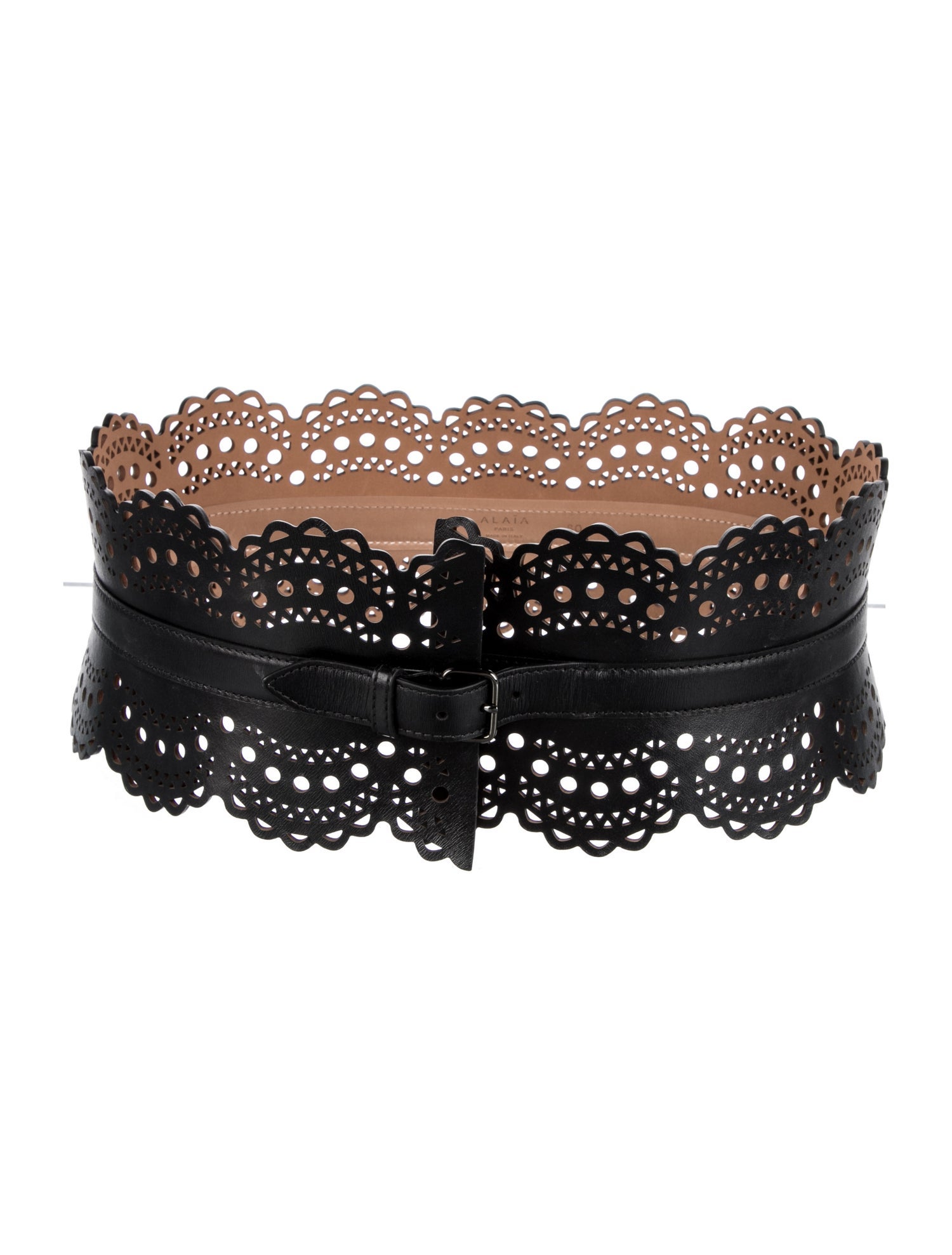 Alaïa Wide Leather Belt