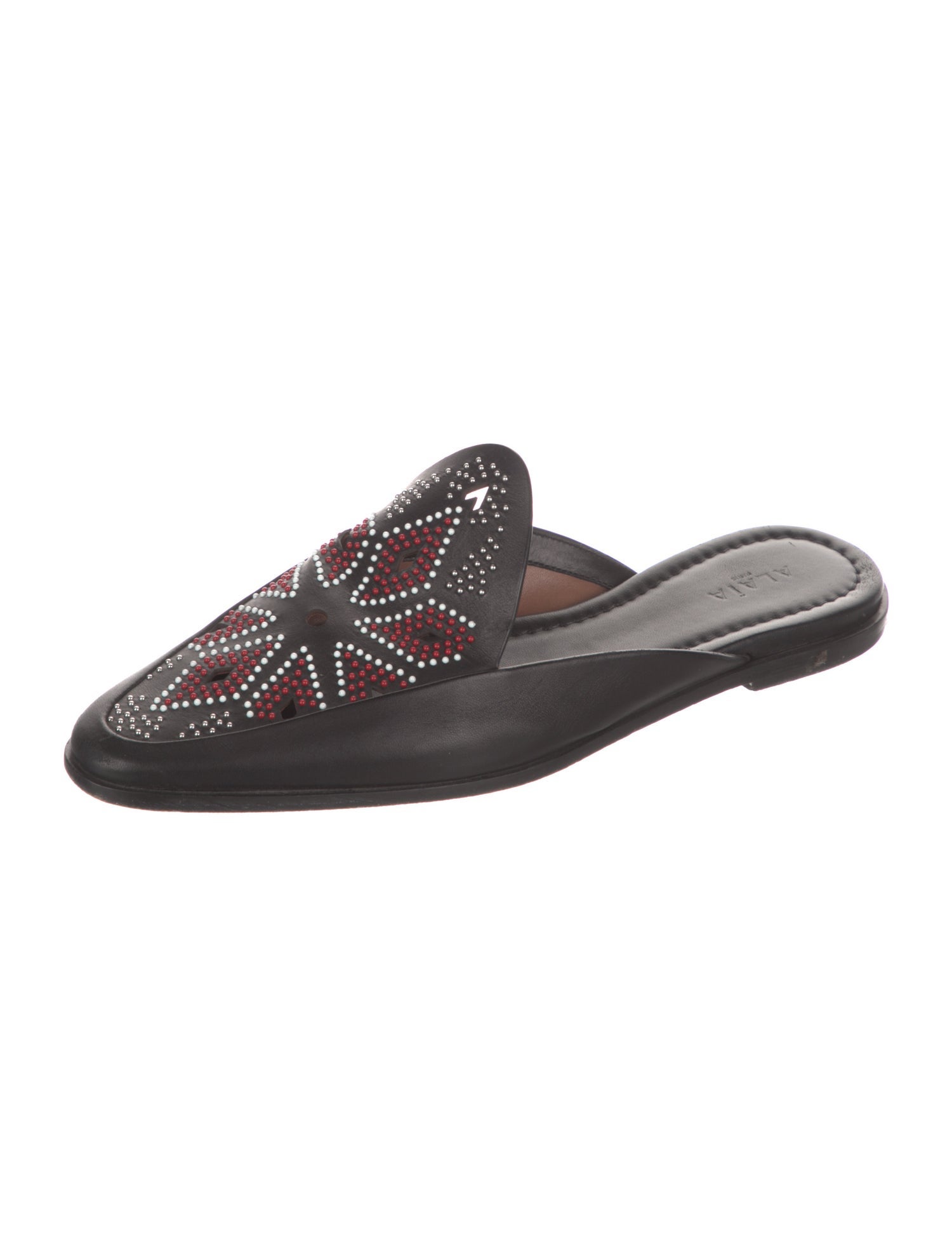 Alaïa Leather Mules