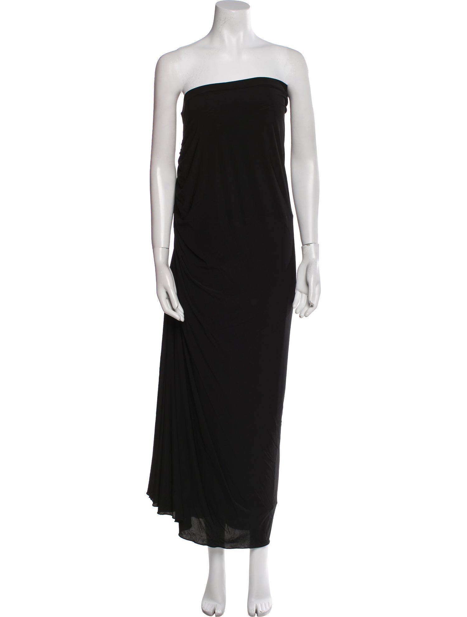 Alaïa Strapless Midi Length Dress