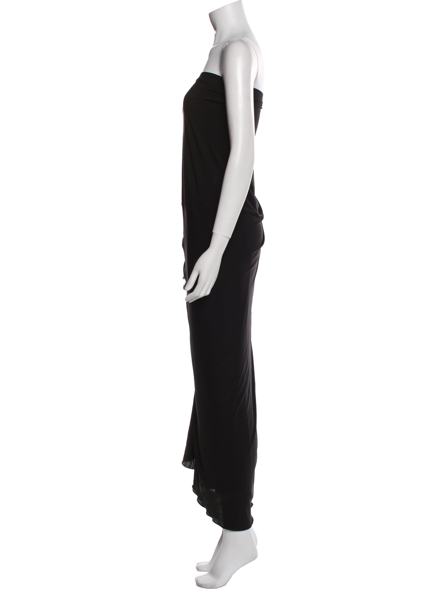 Alaïa Strapless Midi Length Dress