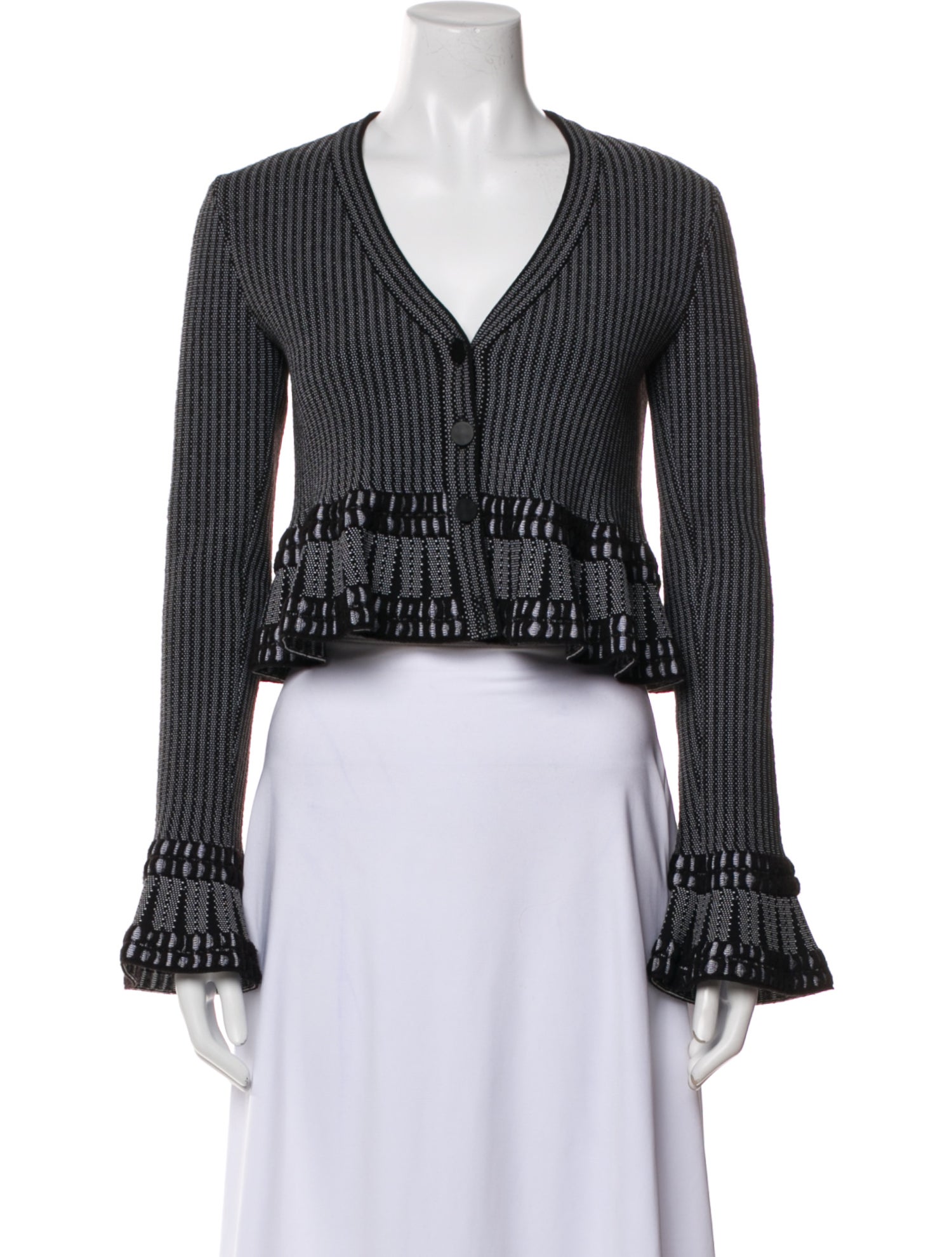 Alaïa Plaid Print Evening Jacket