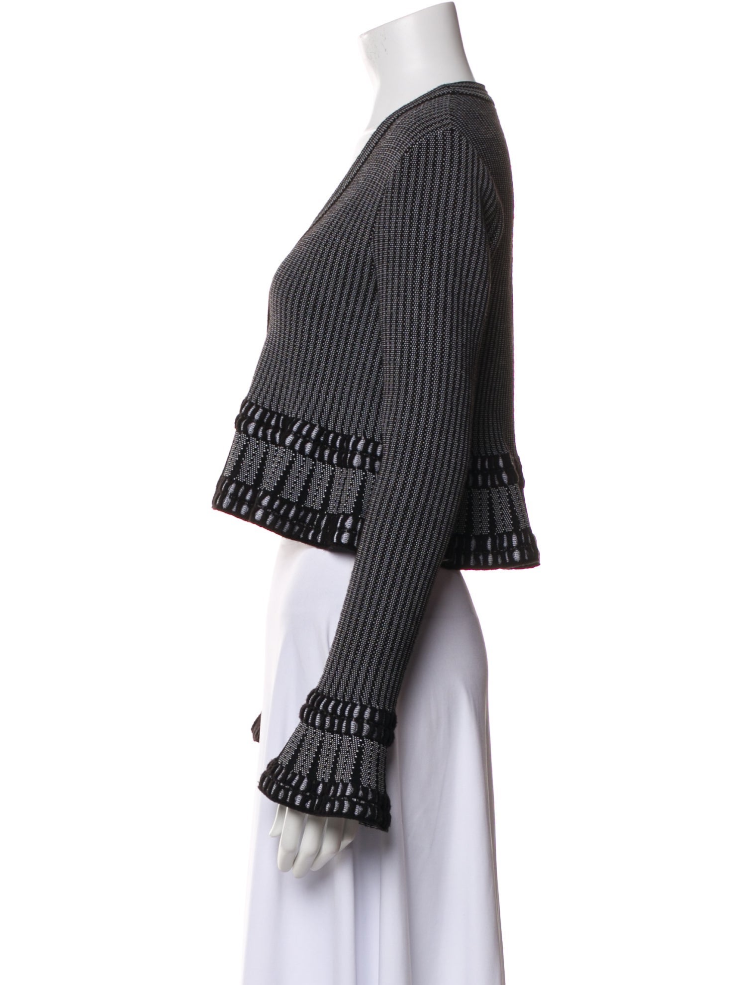 Alaïa Plaid Print Evening Jacket