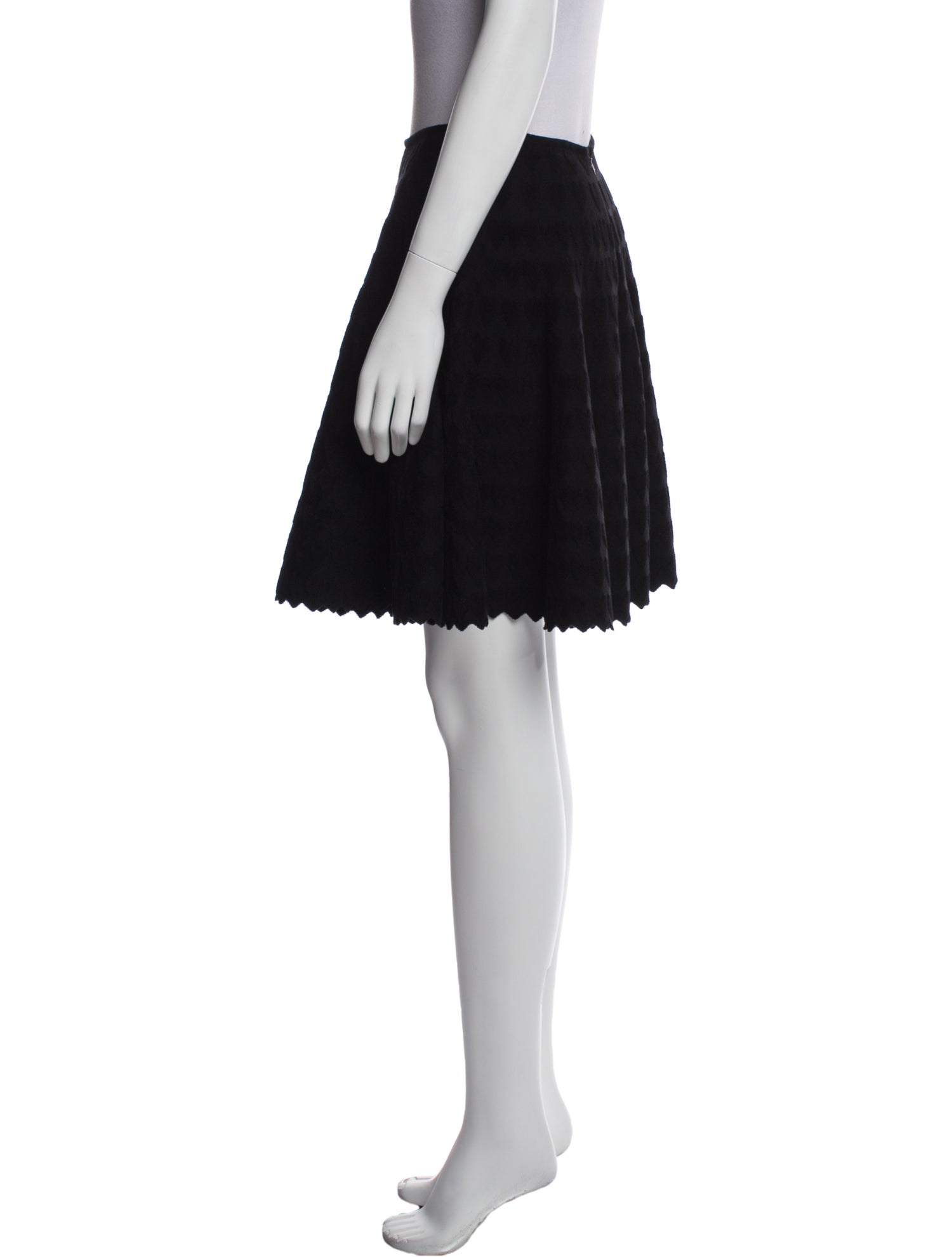 Alaïa Grosgrain Trim Mini Skirt