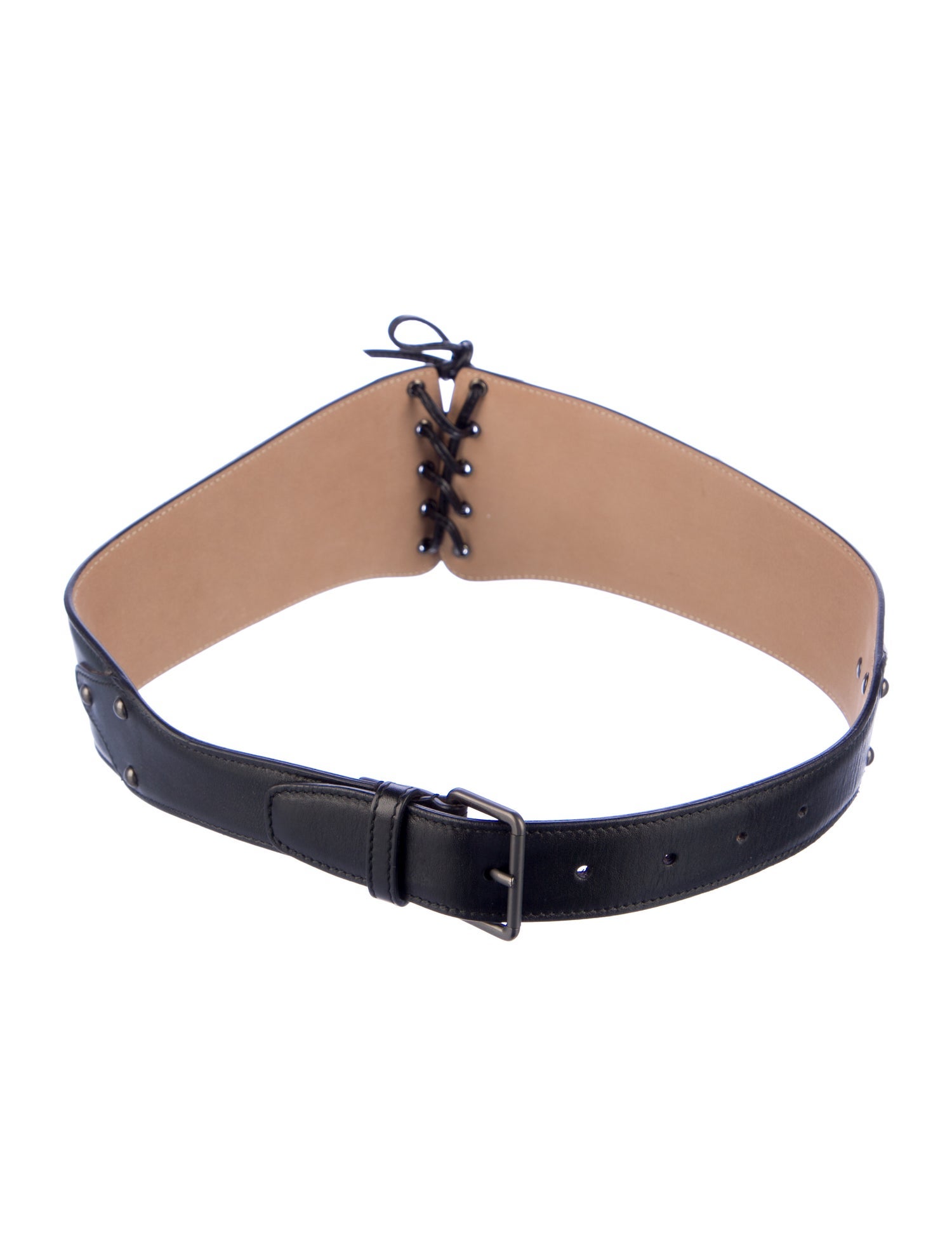 Alaïa Wide Leather Waist Belt