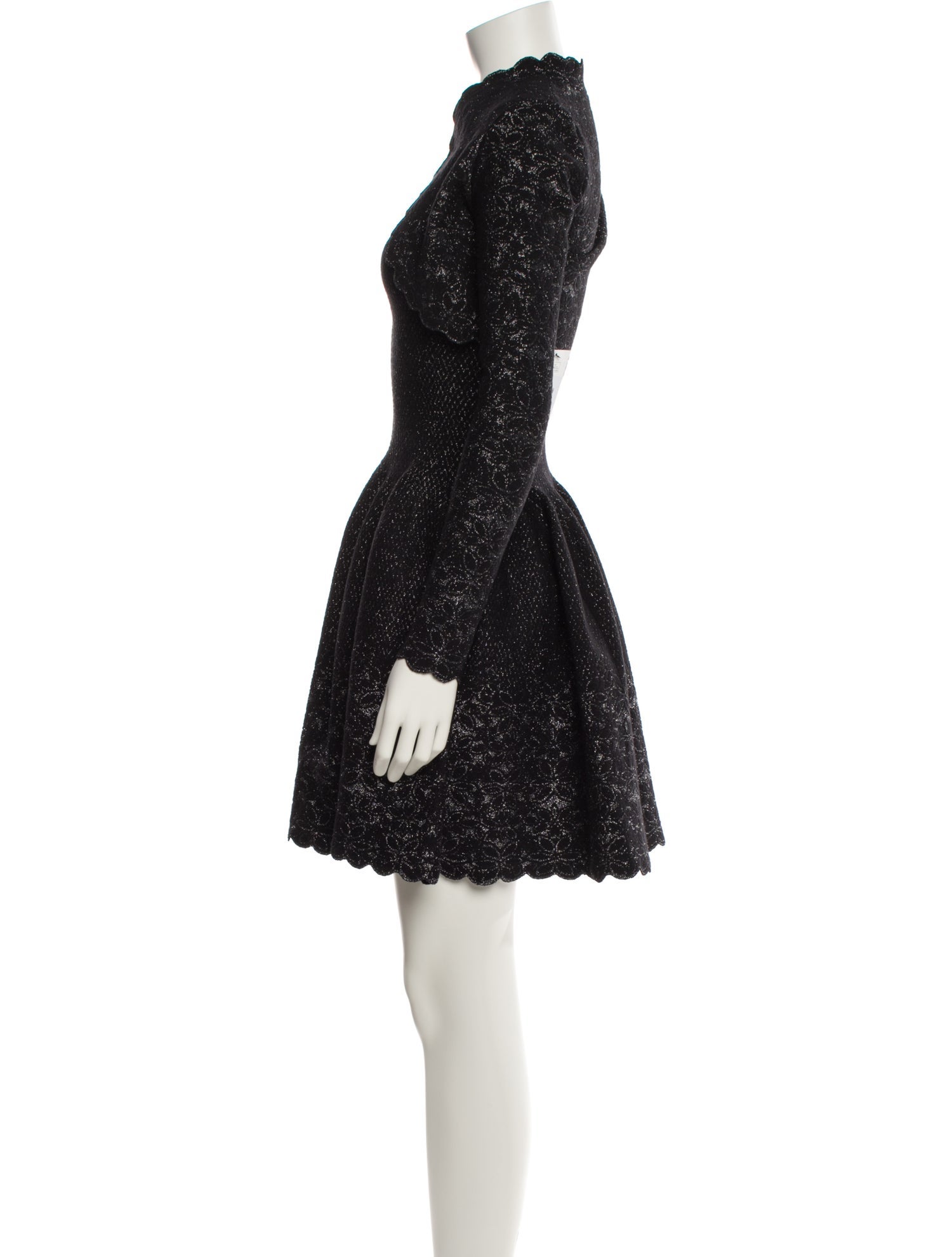 Alaïa Scalloped Accent Dress Set