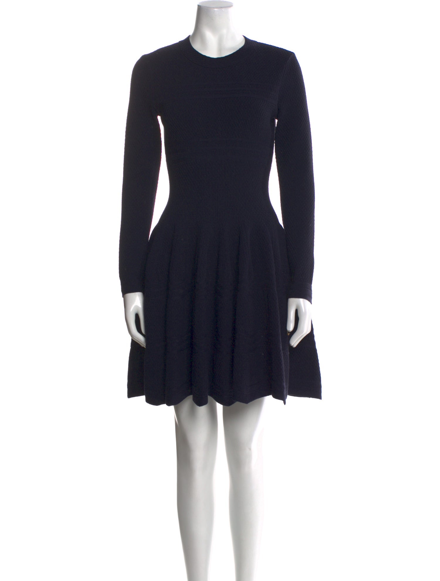 Alaïa Crew Neck Mini Dress