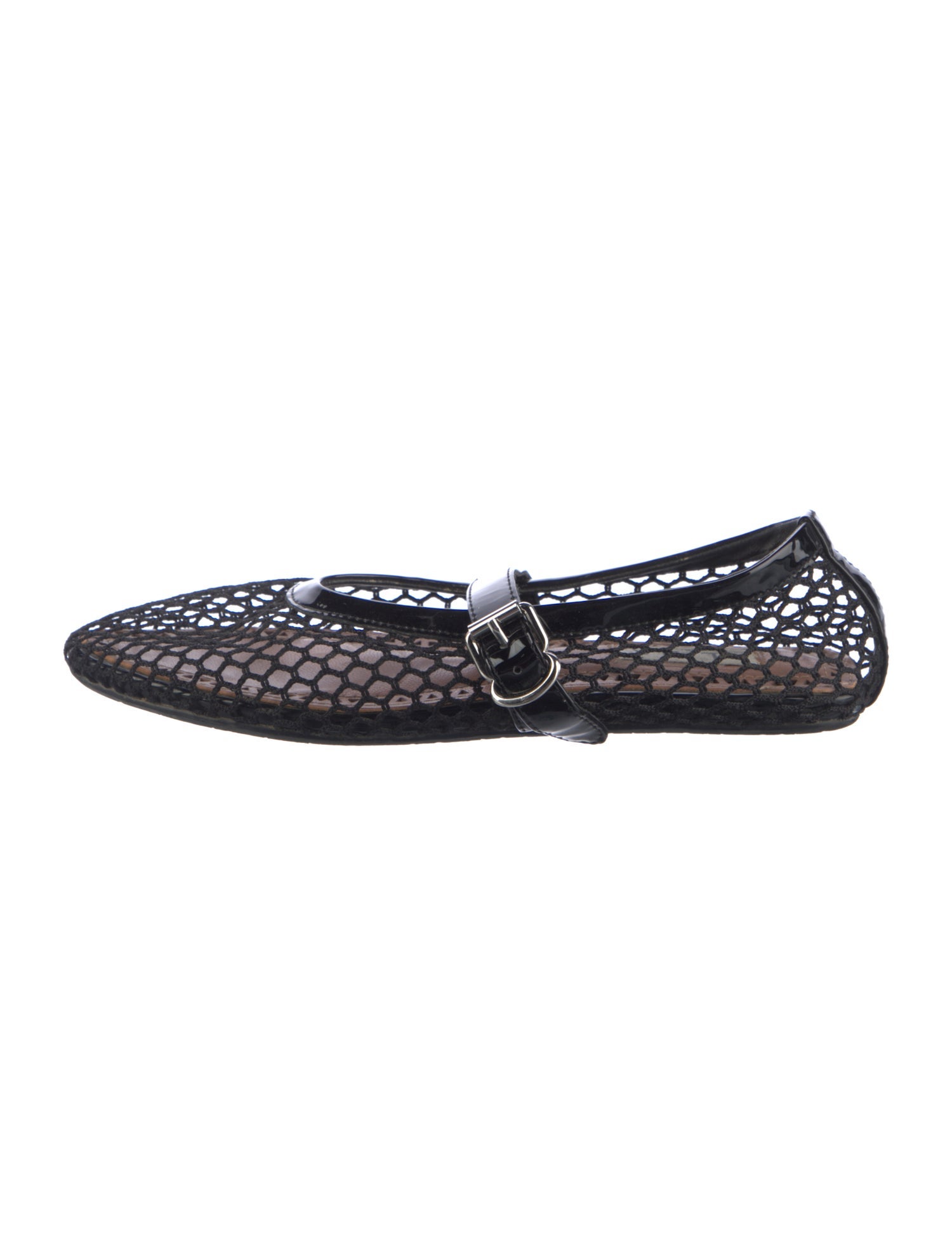 Alaïa Mesh Mesh Accents Ballet Flats