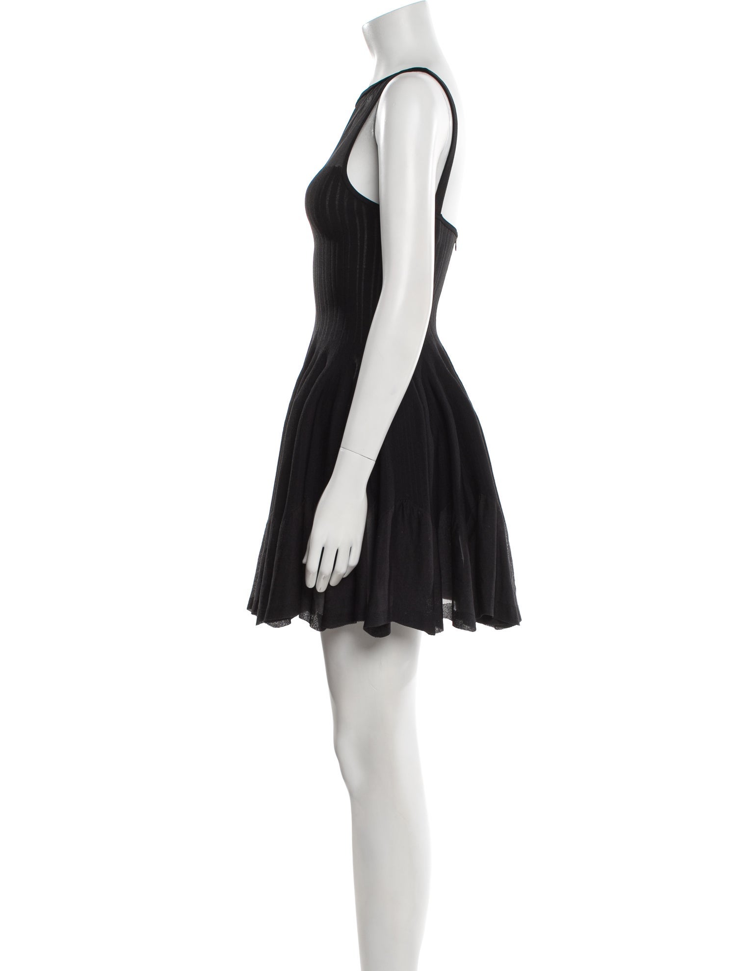 Alaïa Bateau Neckline Mini Dress