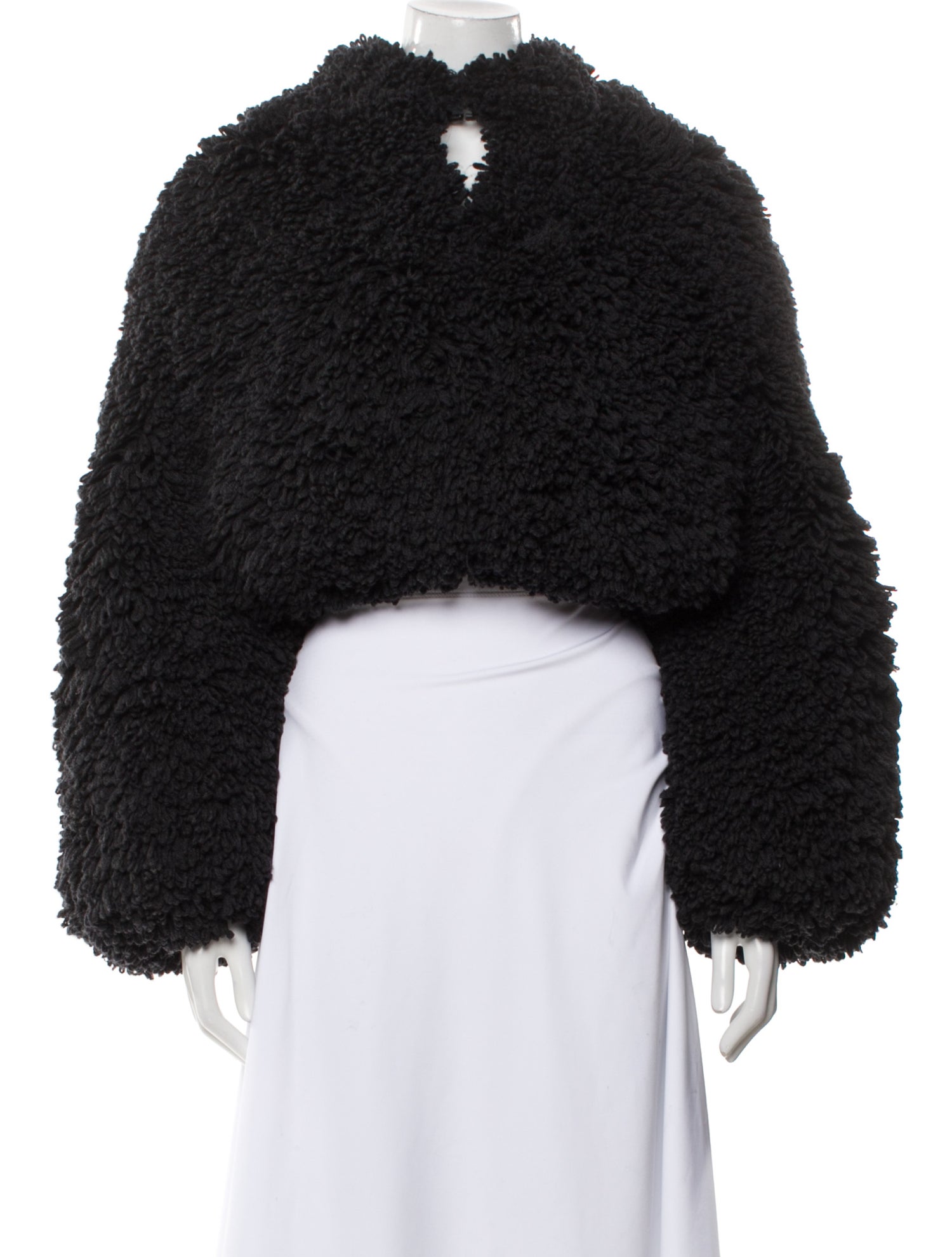 Alaïa Wool Faux Fur Jacket w/ Tags