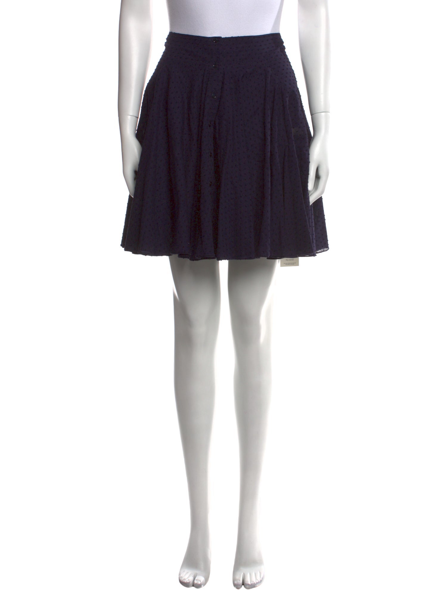 Alaïa Ruffle Embellishment Mini Skirt