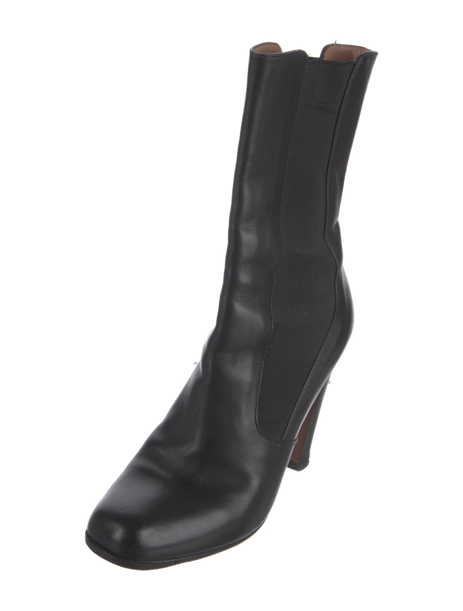 Alaïa Leather Chelsea Boots