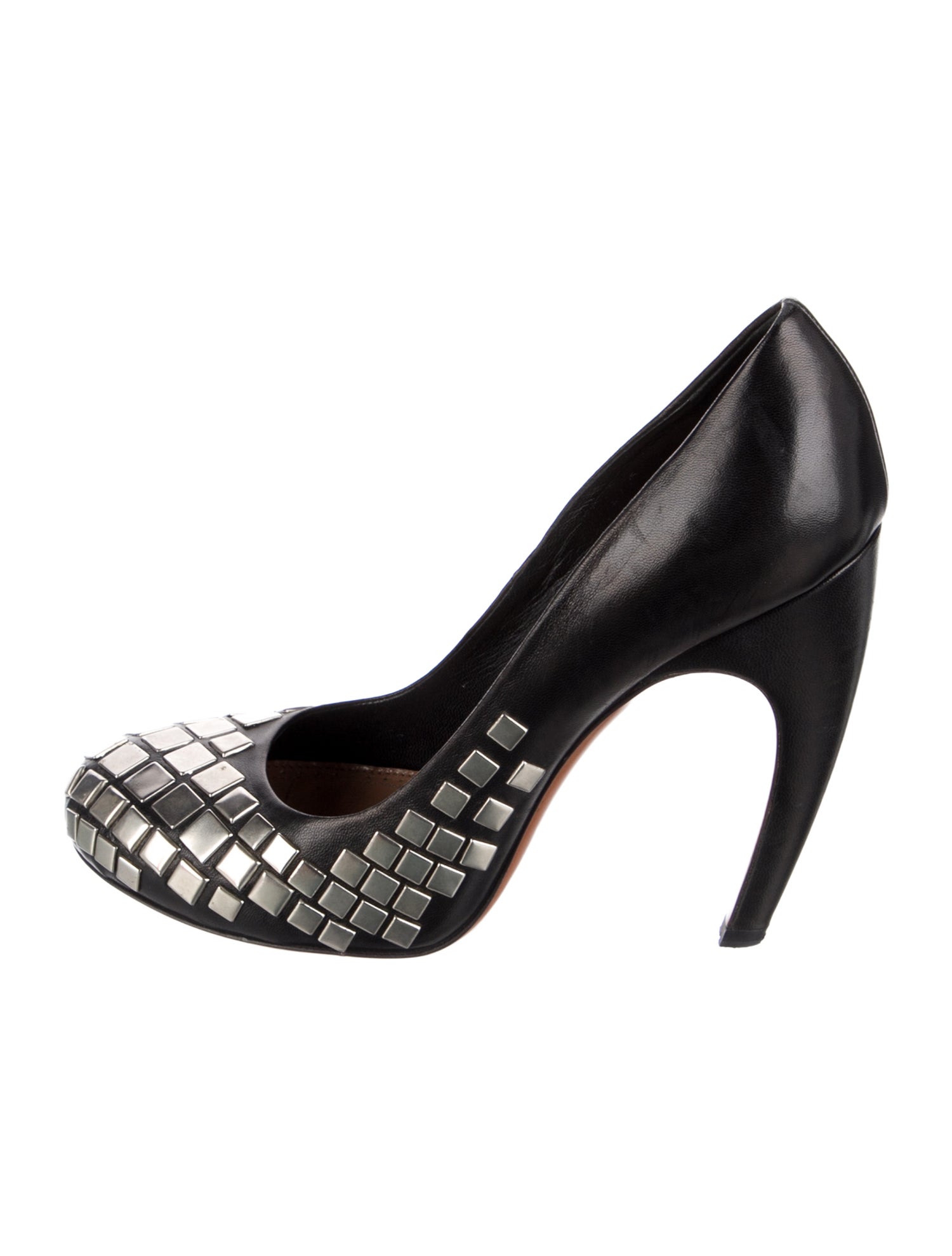 Alaïa Leather Studded Accents Pumps