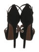 Alaïa Suede Lasercut Accents Sandals