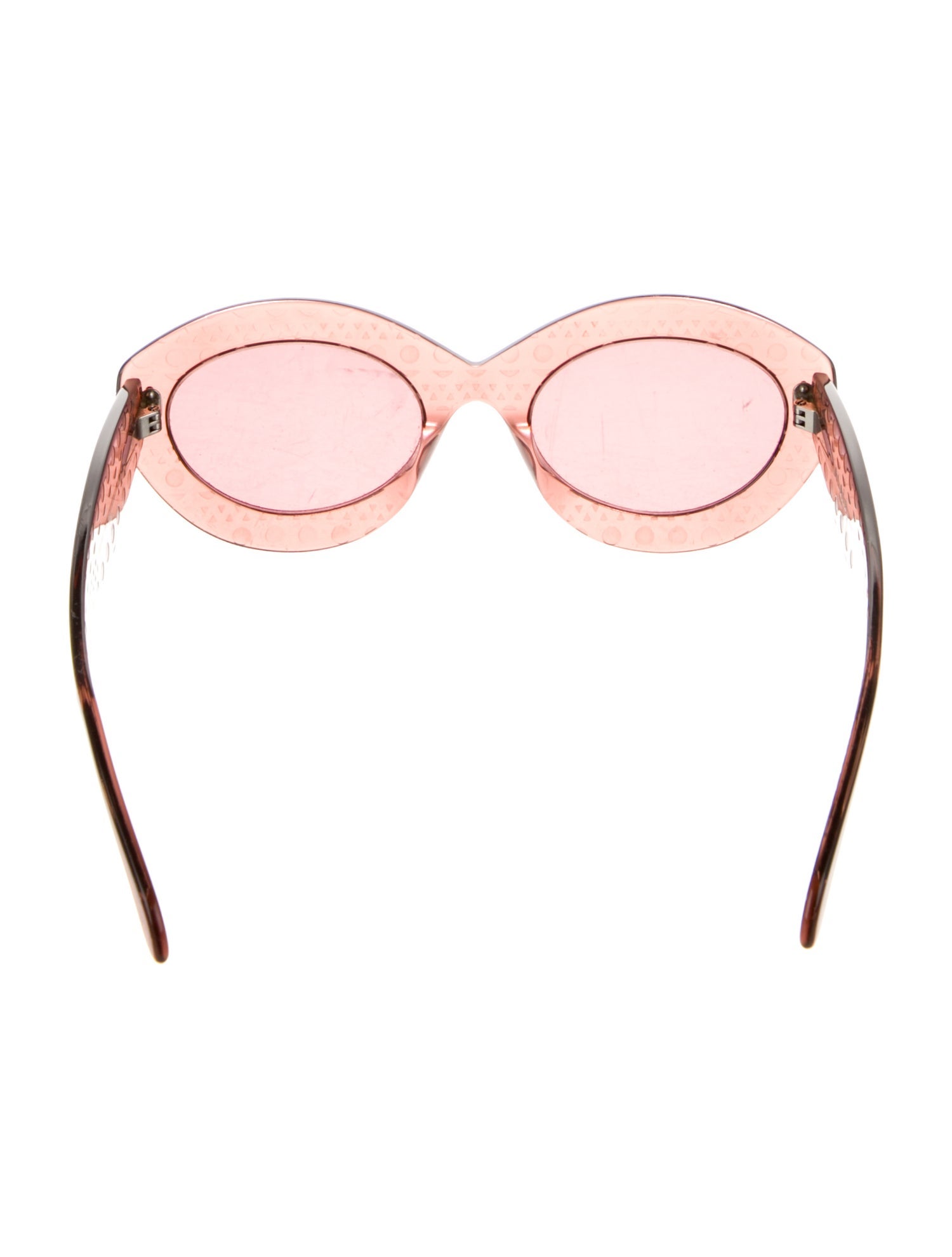 Alaïa Round Tinted Sunglasses