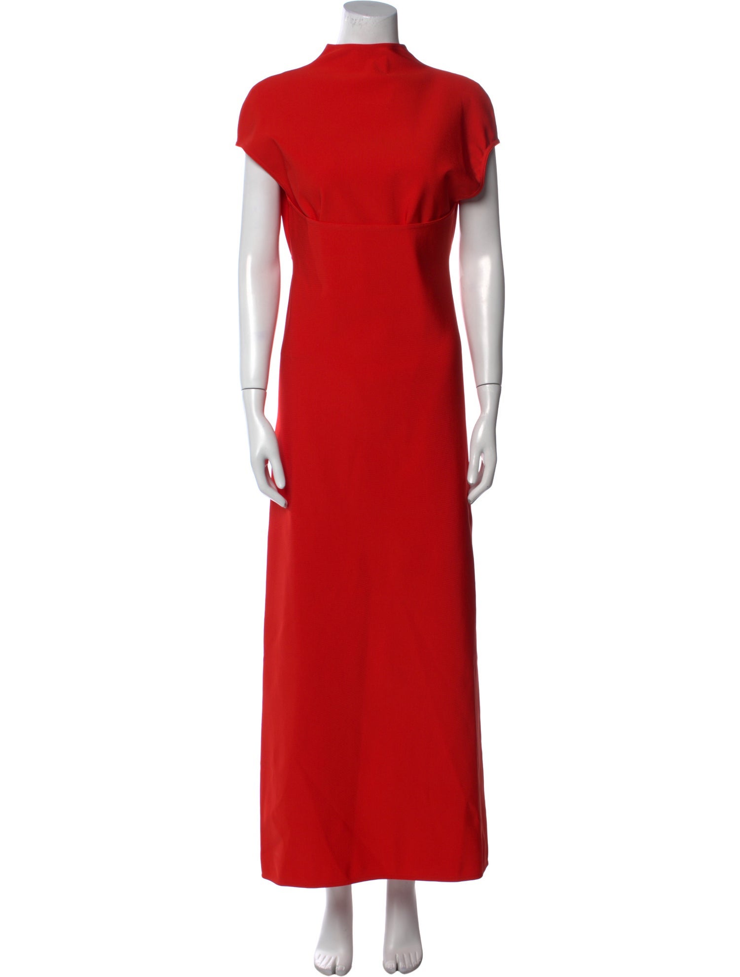 Alaïa Mock Neck Long Dress