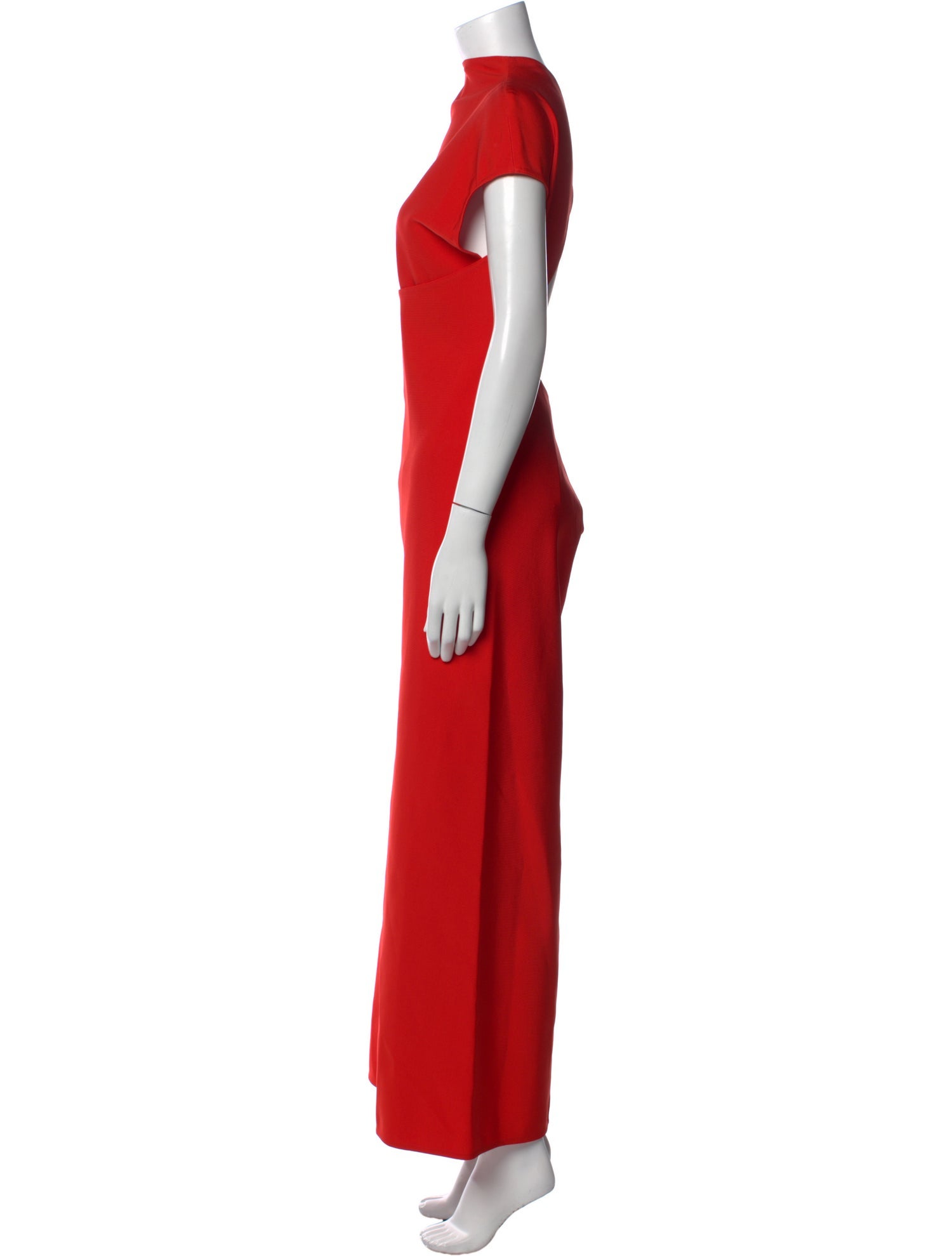 Alaïa Mock Neck Long Dress