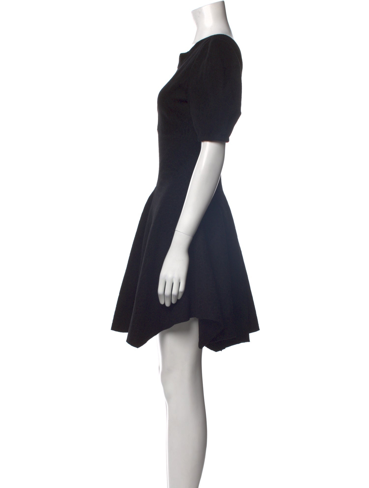 Alaïa Crew Neck Mini Dress