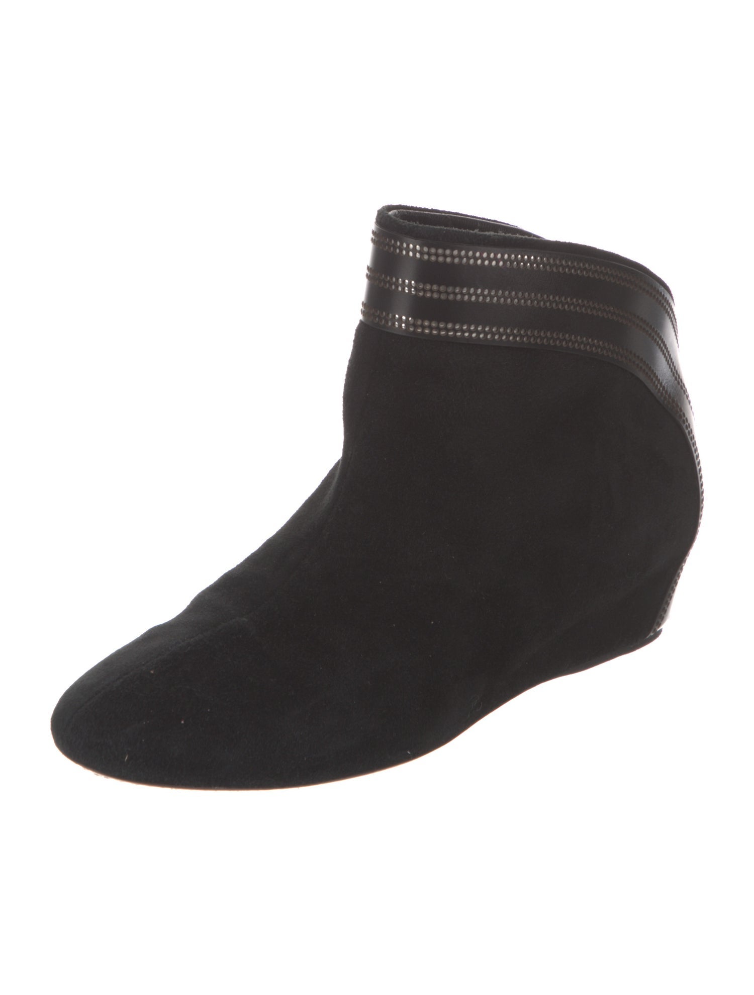 Alaïa Suede Studded Accents Boots