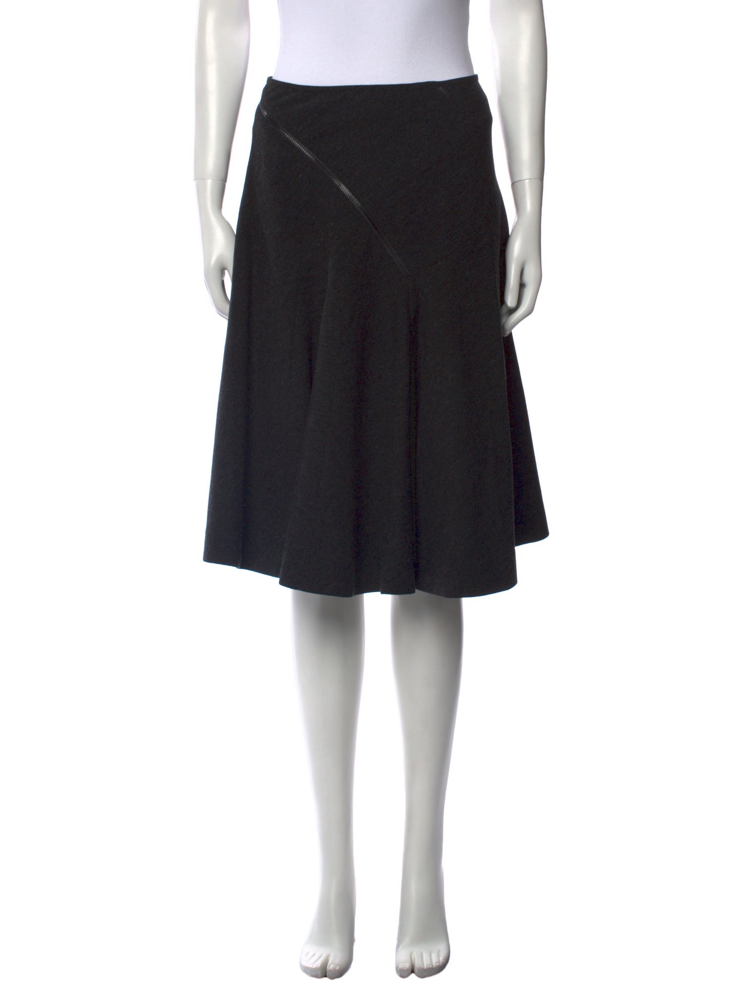 Alaïa Wool Knee-Length Skirt