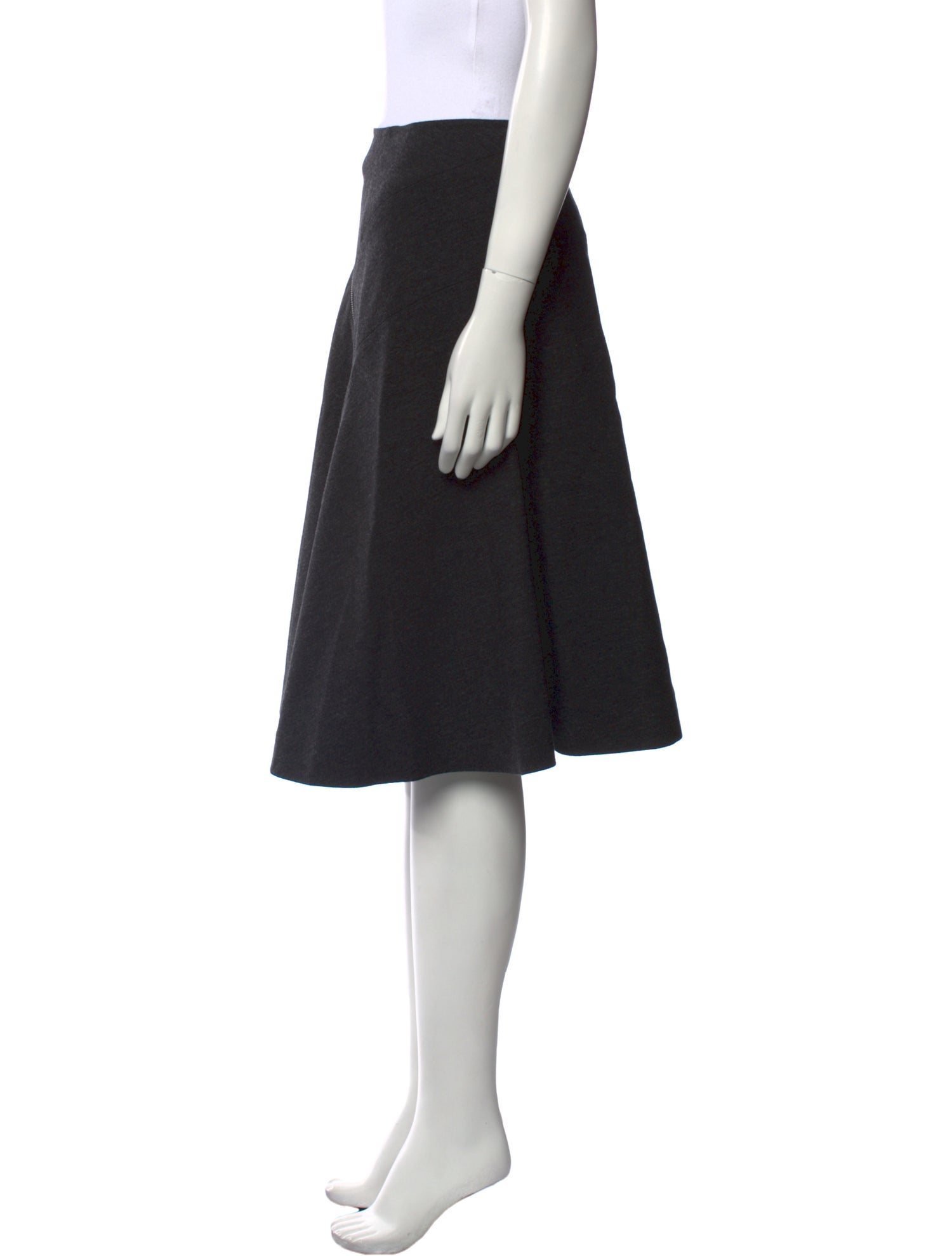 Alaïa Wool Knee-Length Skirt