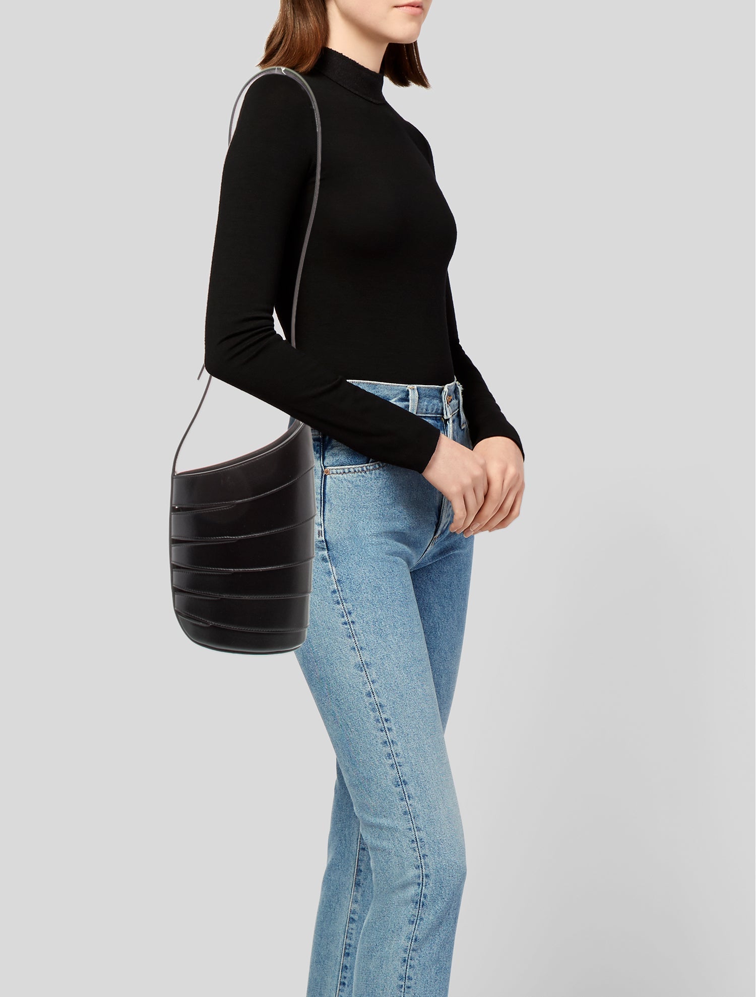 Alaïa Leather Bucket Bag