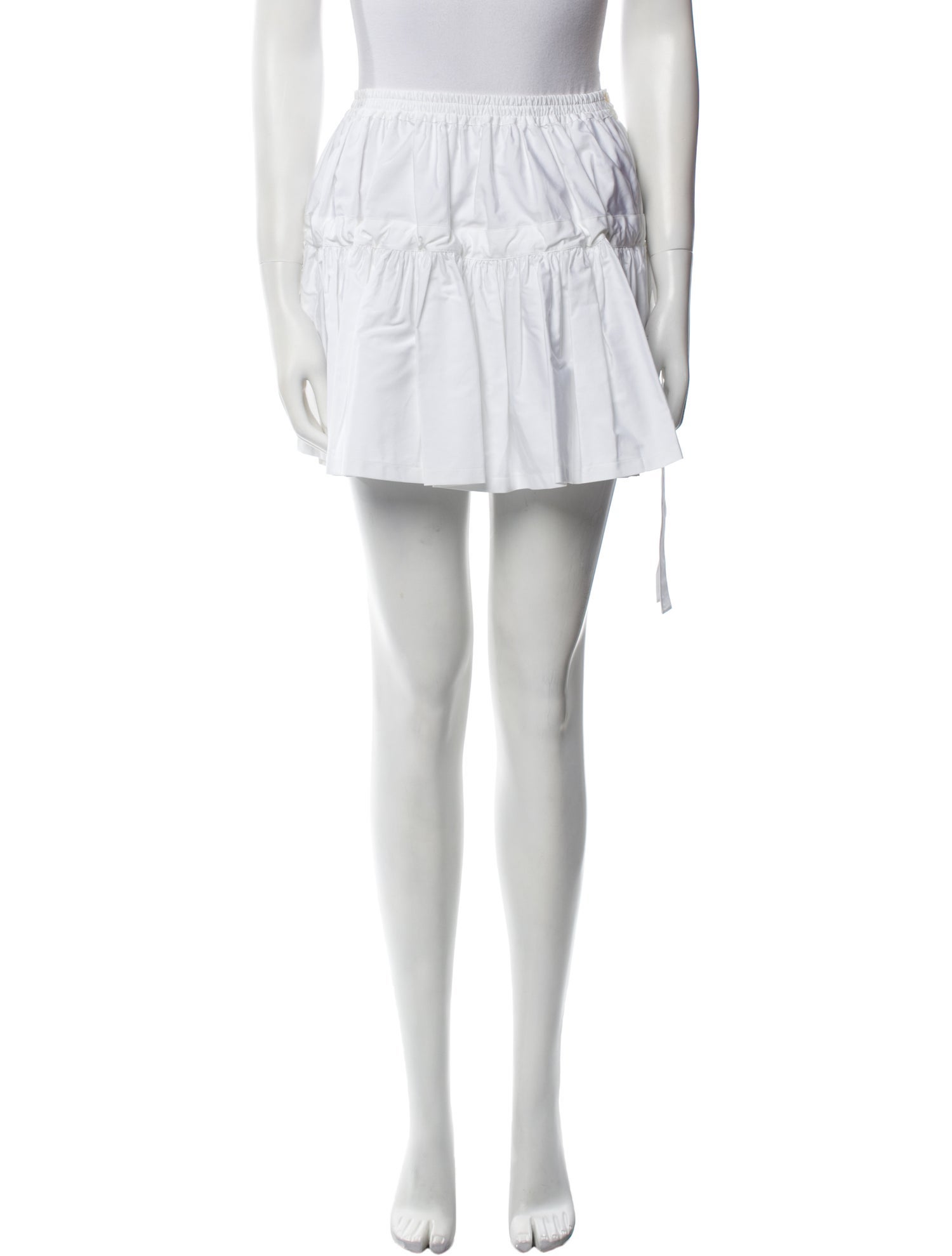 Alaïa Ruffle Embellishment Mini Skirt