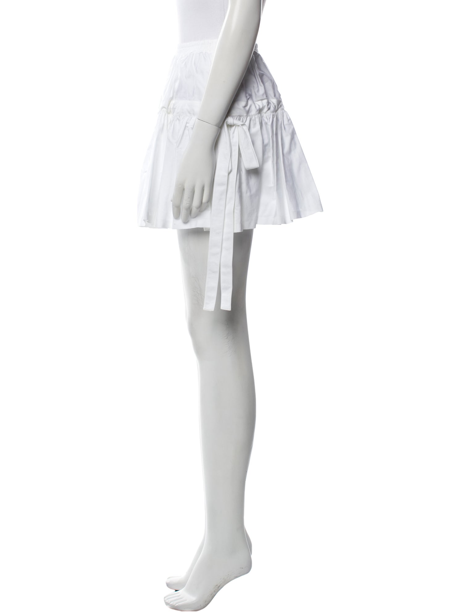 Alaïa Ruffle Embellishment Mini Skirt