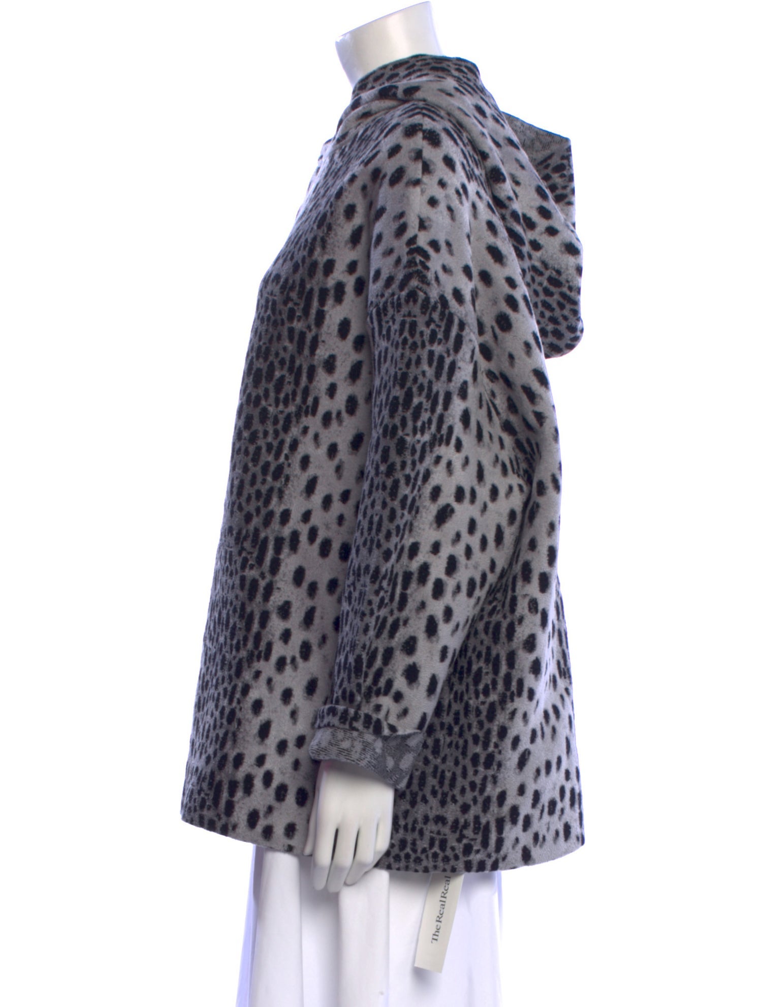 Alaïa Animal Print V-Neck Sweater