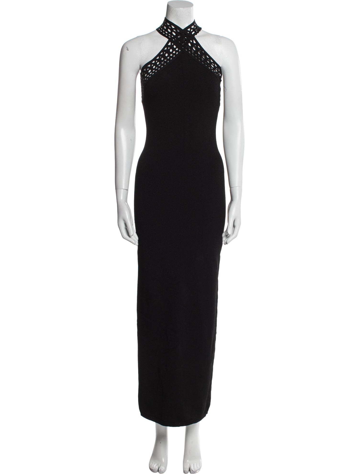 Alaïa Halterneck Long Dress