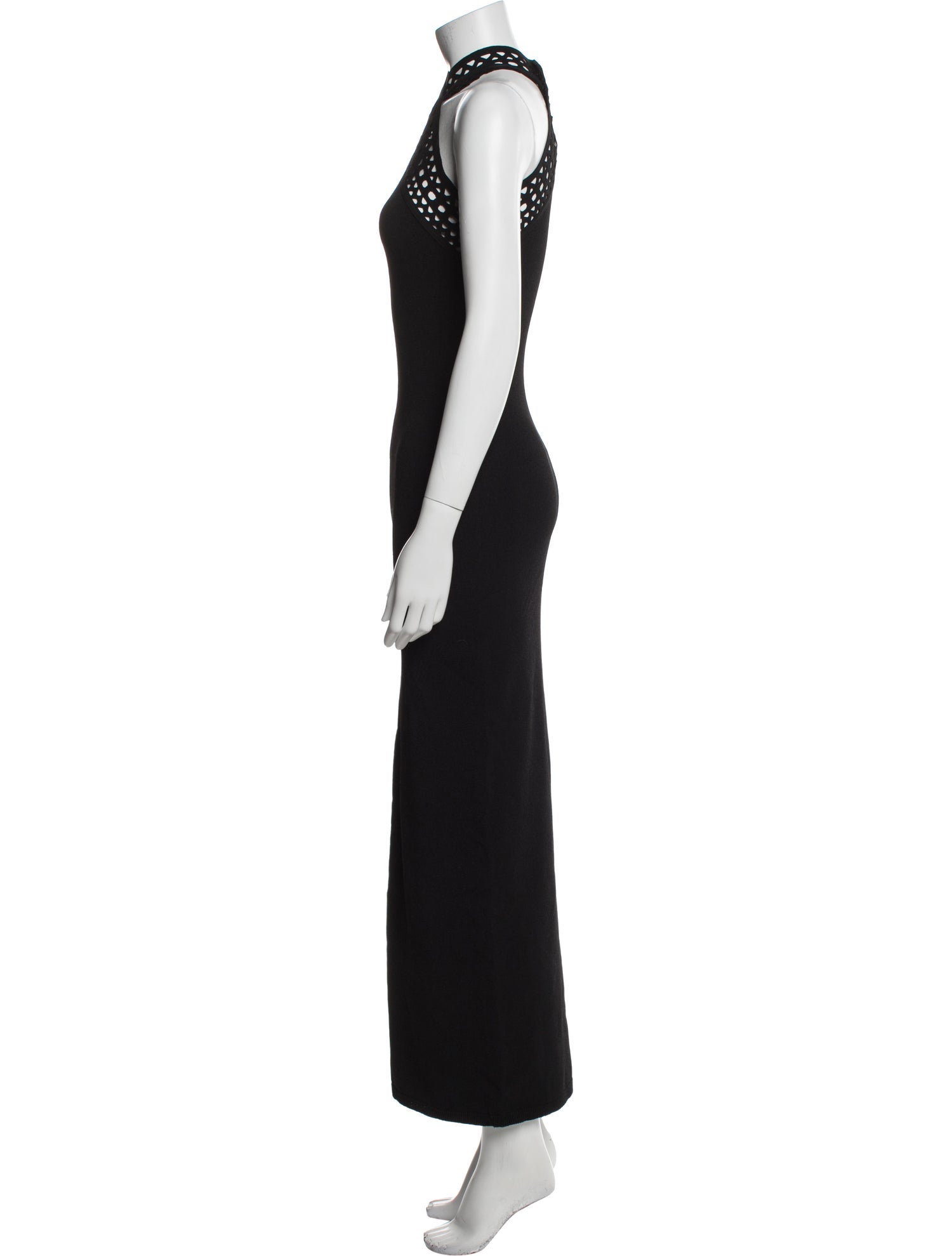 Alaïa Halterneck Long Dress