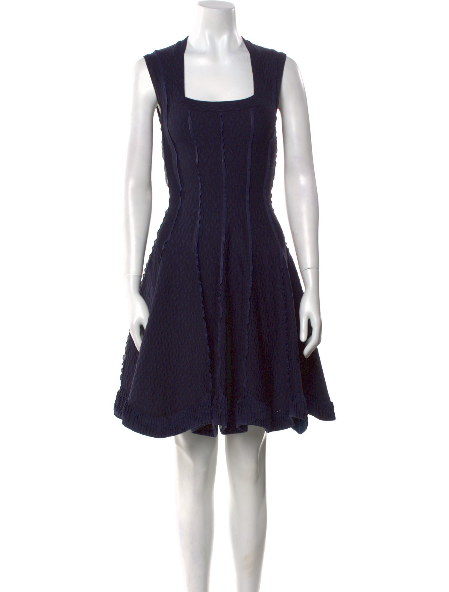Alaïa Square Neckline Mini Dress