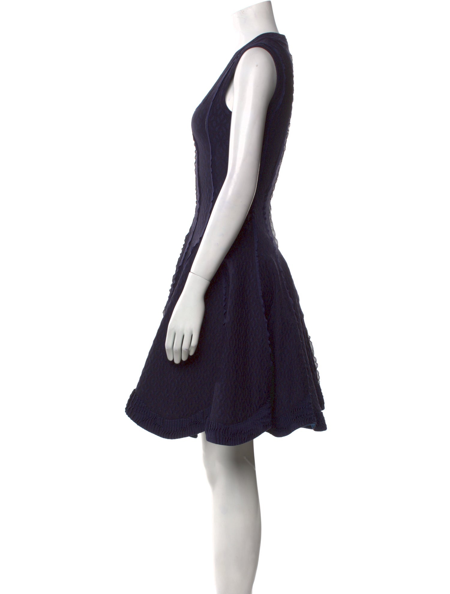 Alaïa Square Neckline Mini Dress