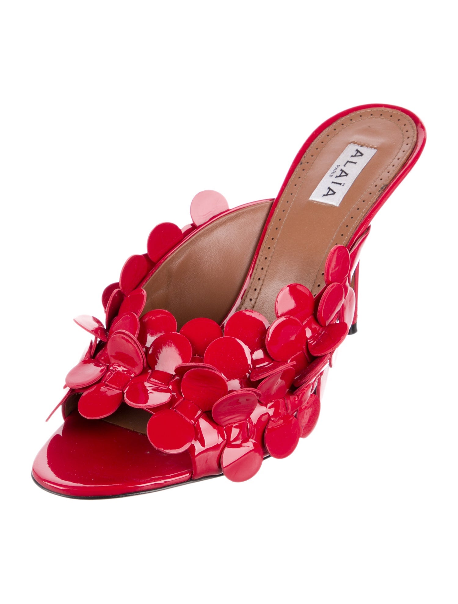 Alaïa Patent Leather Sandals