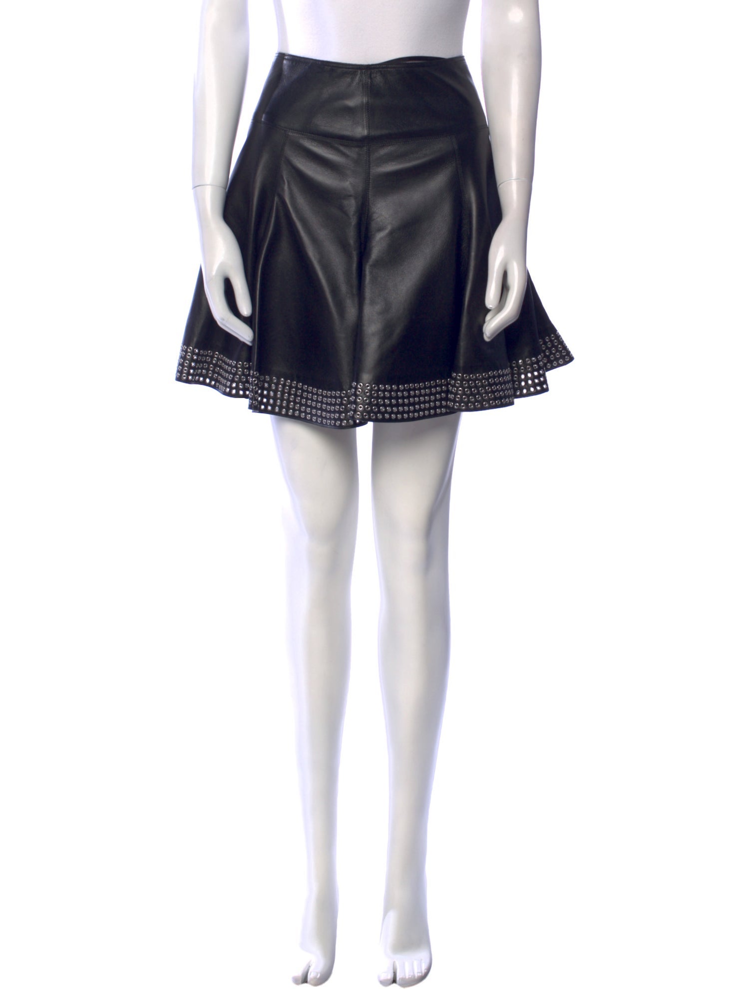 Alaïa Lamb Leather Mini Skirt