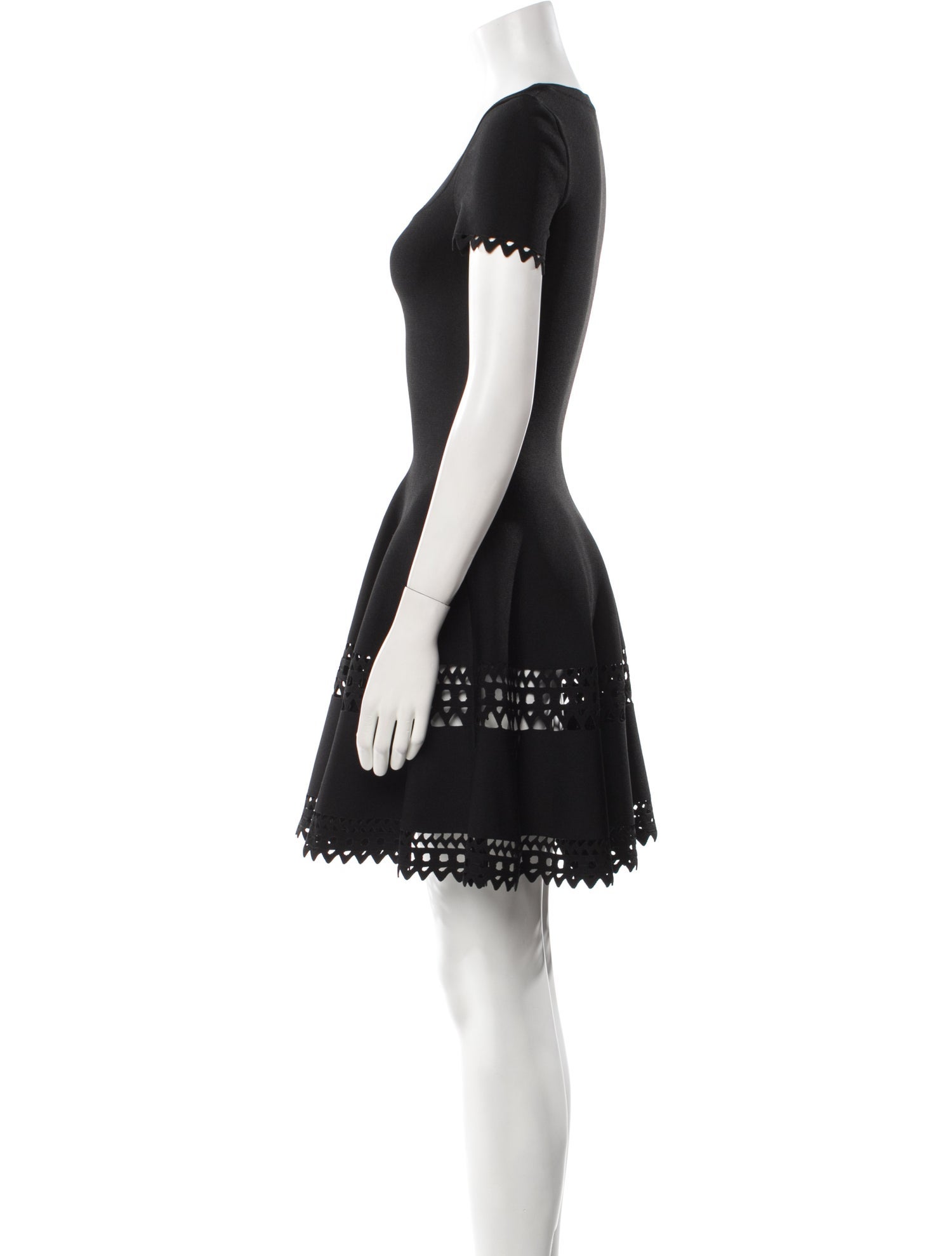 Alaïa Scoop Neck Mini Dress