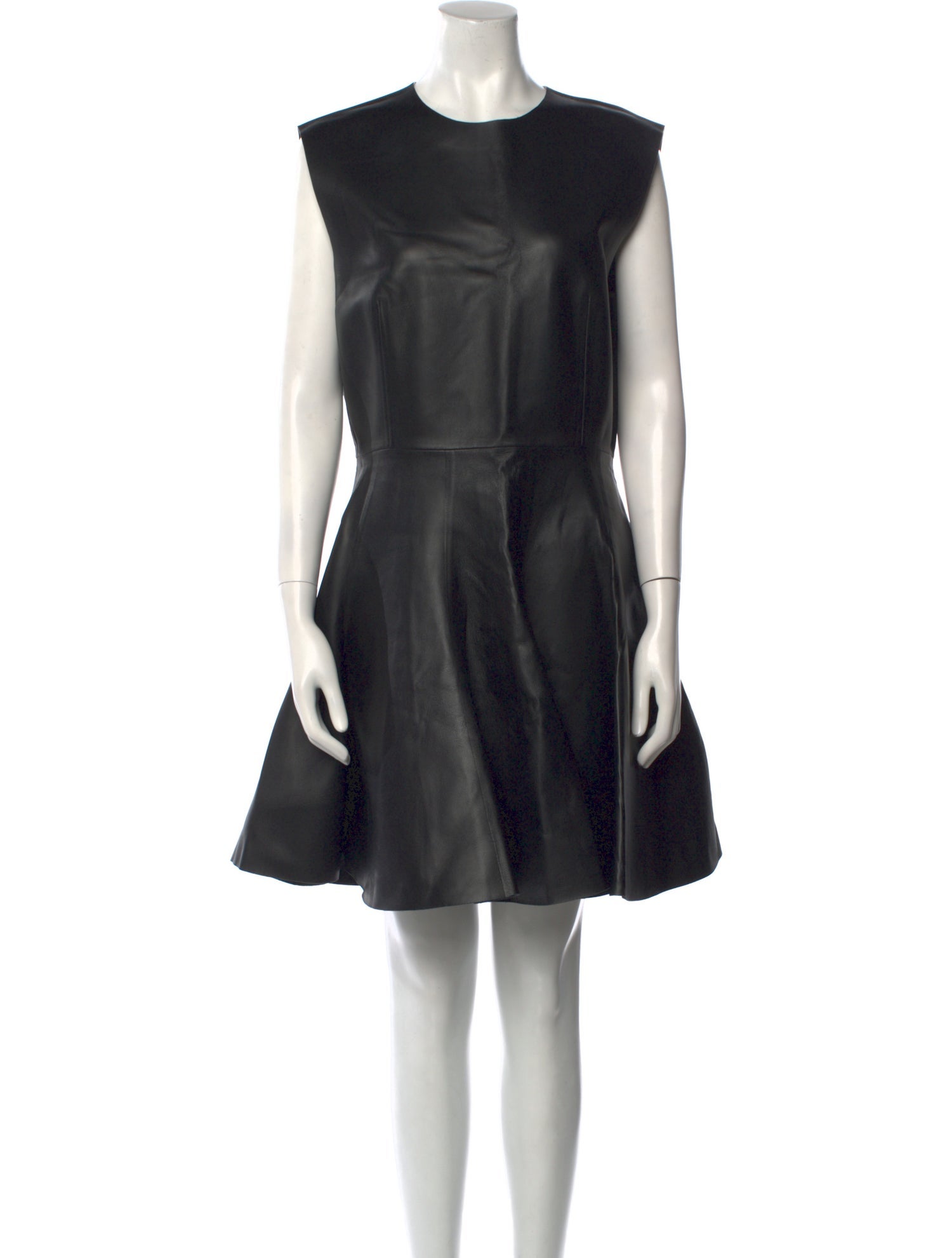 Alaïa Lambskin Knee-Length Dress
