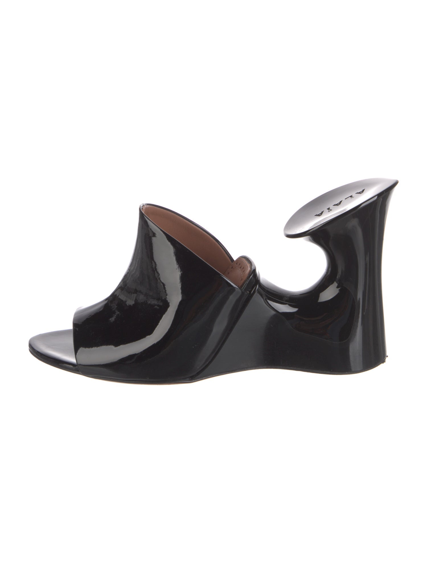 Alaïa Patent Leather Mules